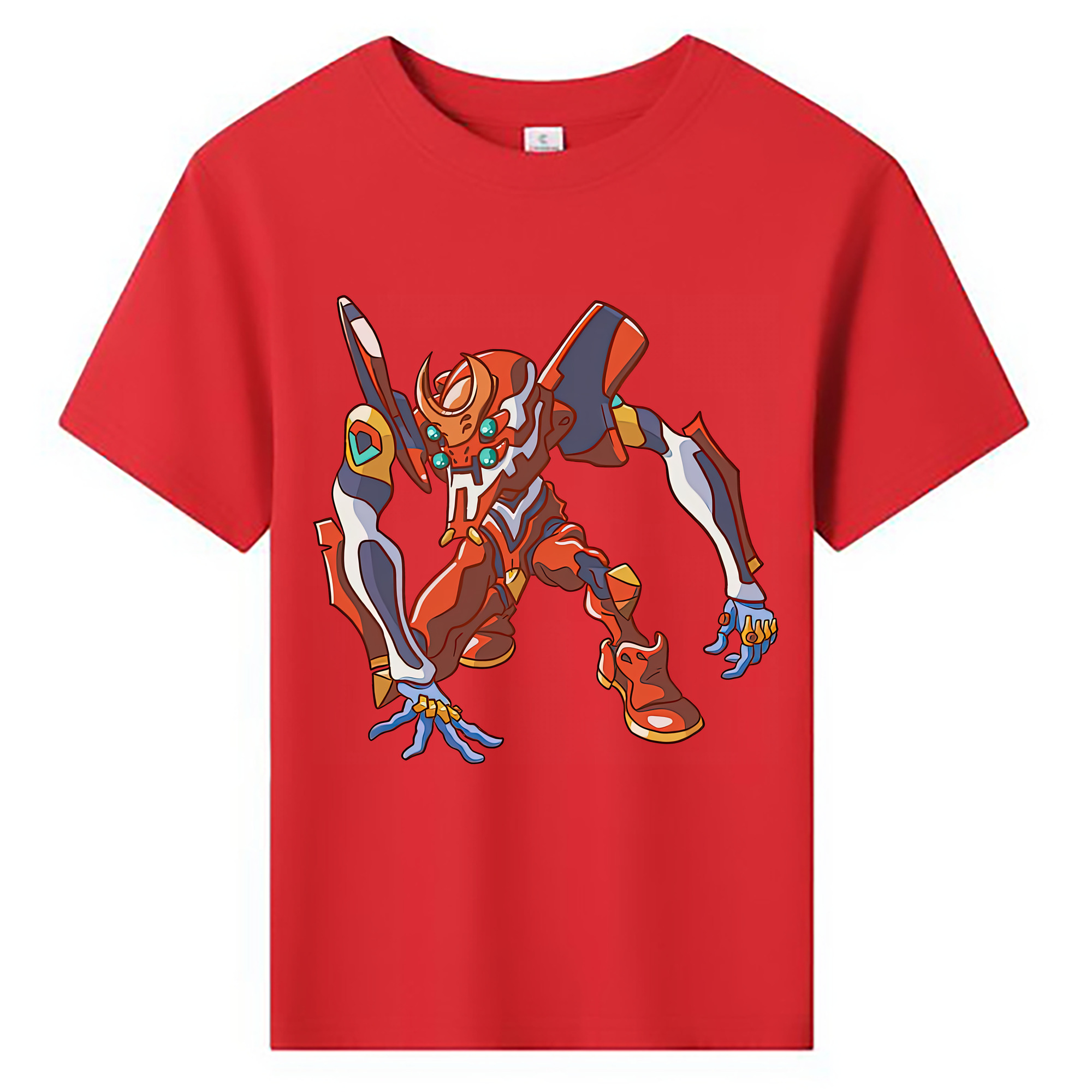（画像用） EVA 新世紀エヴァンゲリオン 綿100％キッズTシャツ（フロントプリント）