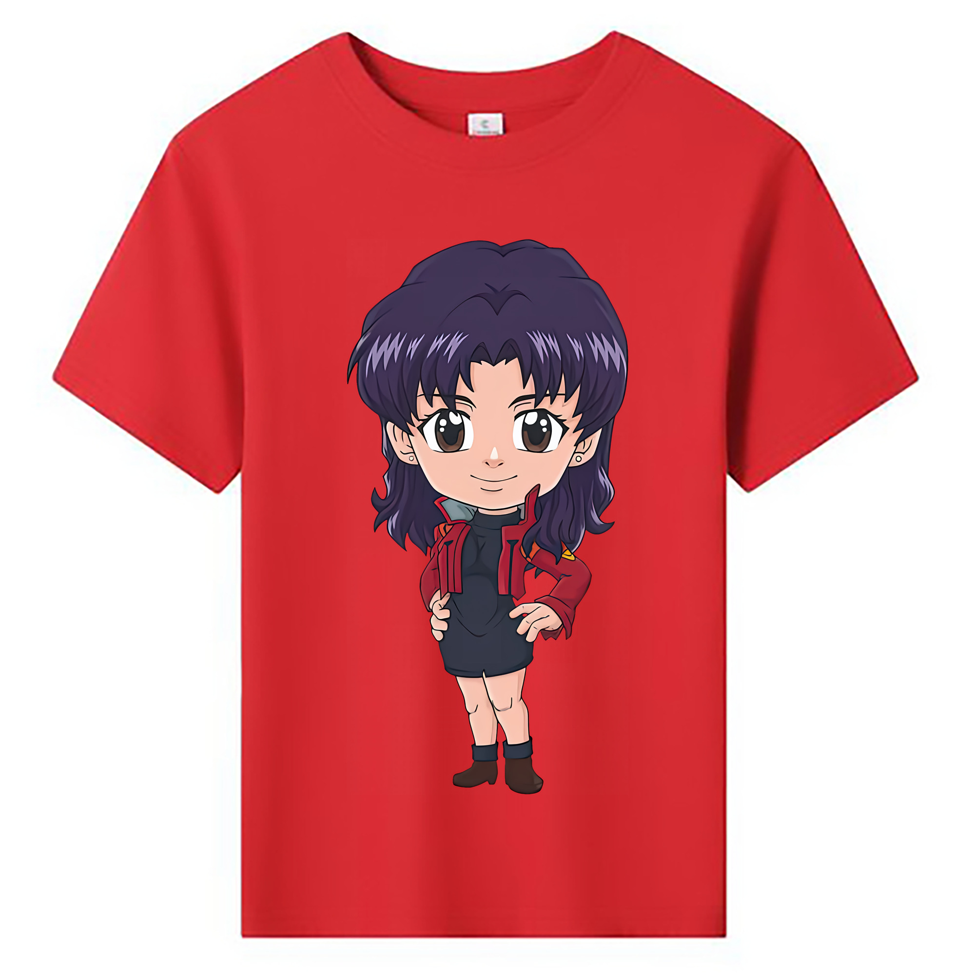 （画像用） EVA 新世紀エヴァンゲリオン 綿100％キッズTシャツ（フロントプリント）
