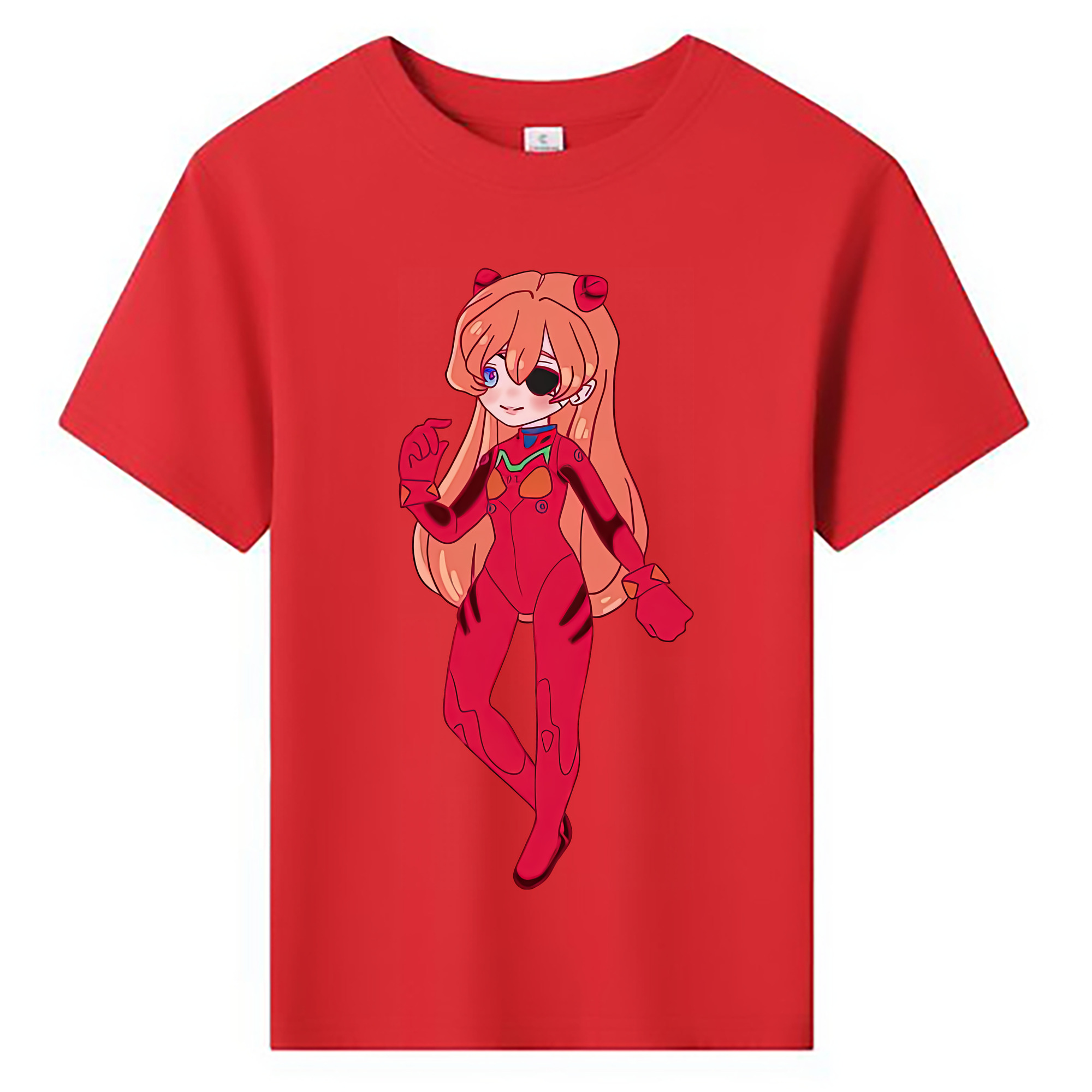 （画像用） EVA 新世紀エヴァンゲリオン 綿100％キッズTシャツ（フロントプリント）