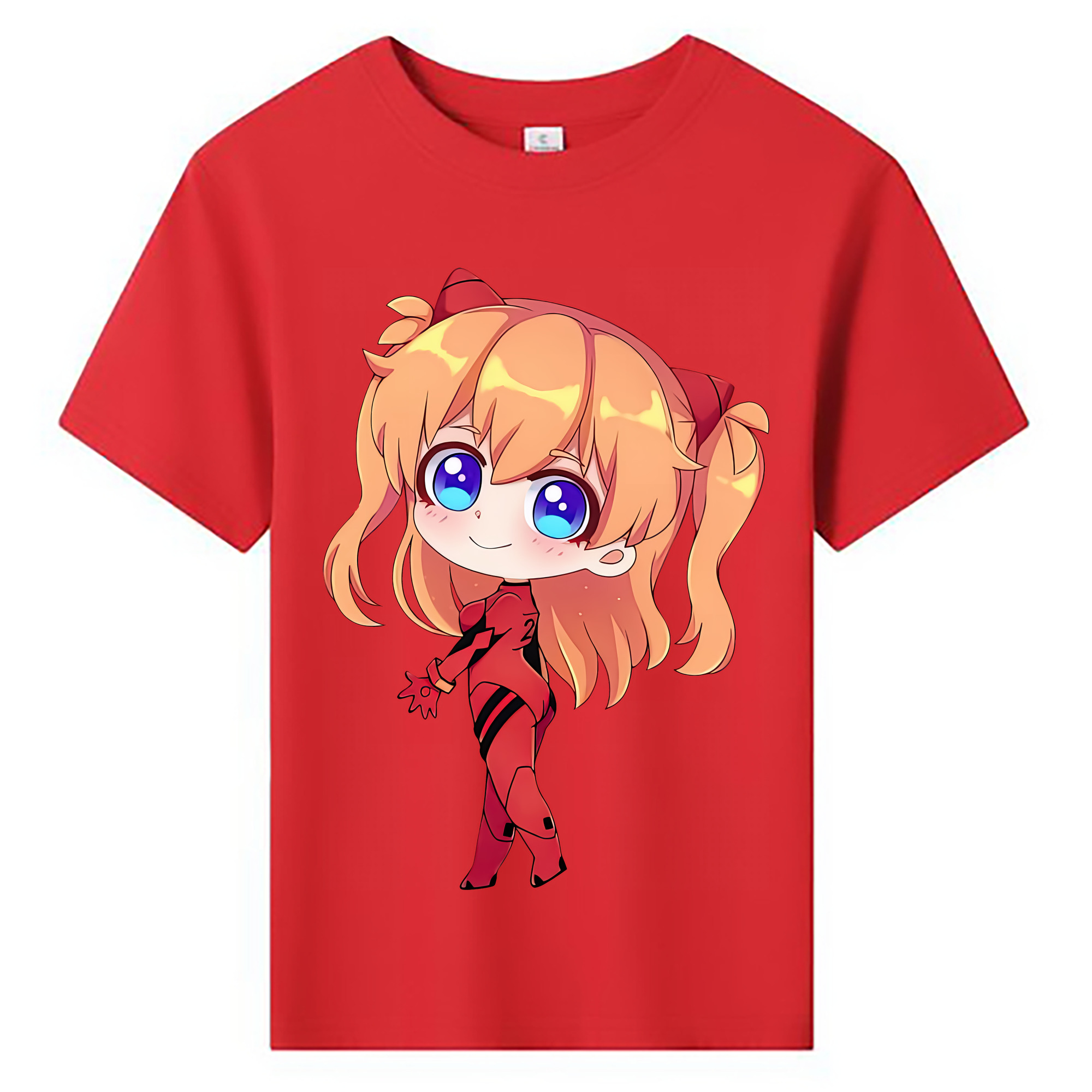 （画像用） EVA 新世紀エヴァンゲリオン 綿100％キッズTシャツ（フロントプリント）
