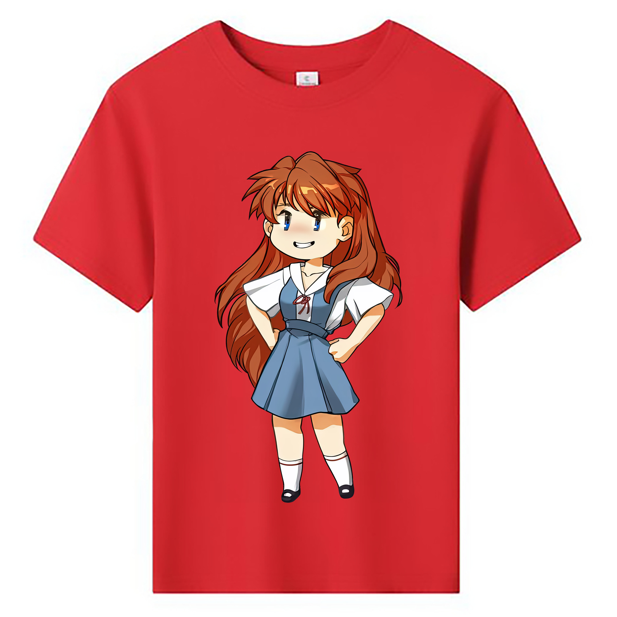 （画像用） EVA 新世紀エヴァンゲリオン 綿100％キッズTシャツ（フロントプリント）