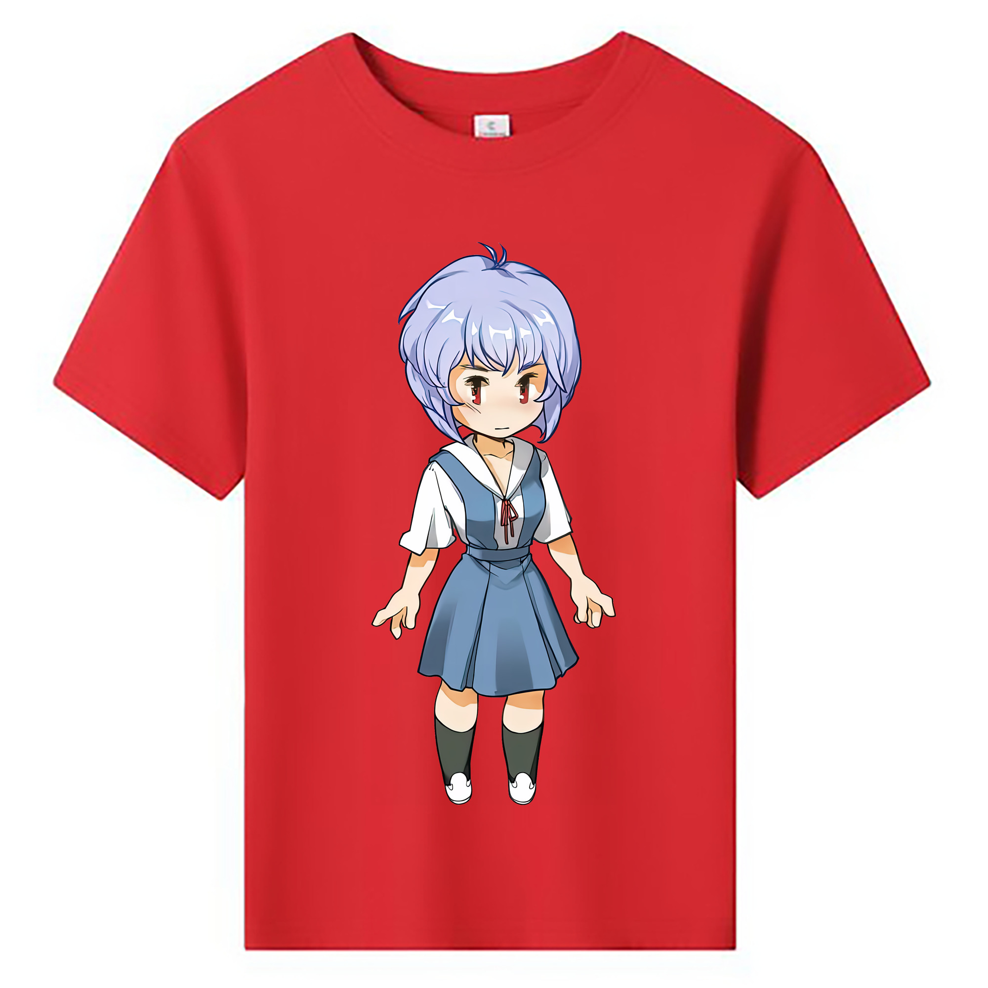 （画像用） EVA 新世紀エヴァンゲリオン 綿100％キッズTシャツ（フロントプリント）