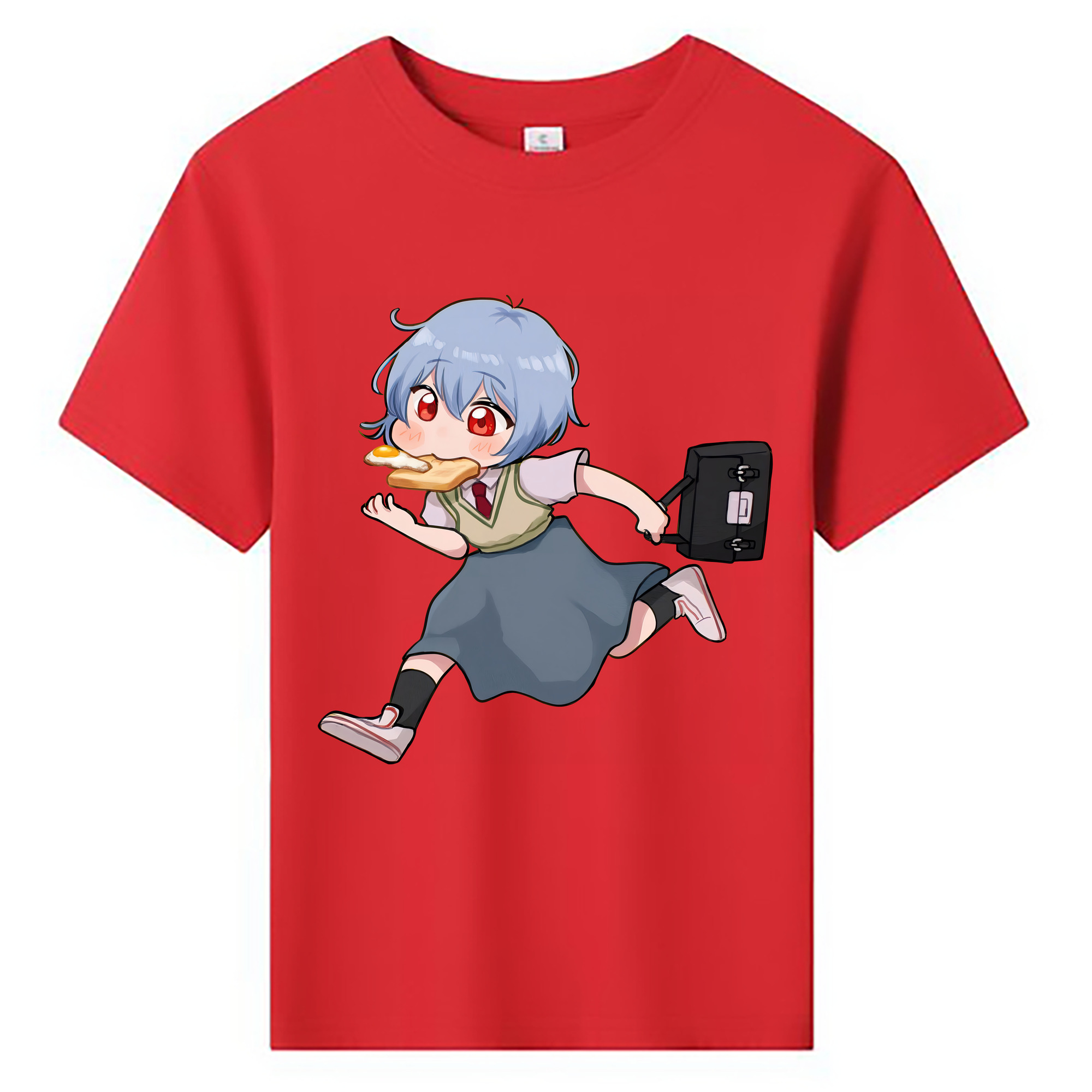（画像用） EVA 新世紀エヴァンゲリオン 綿100％キッズTシャツ（フロントプリント）