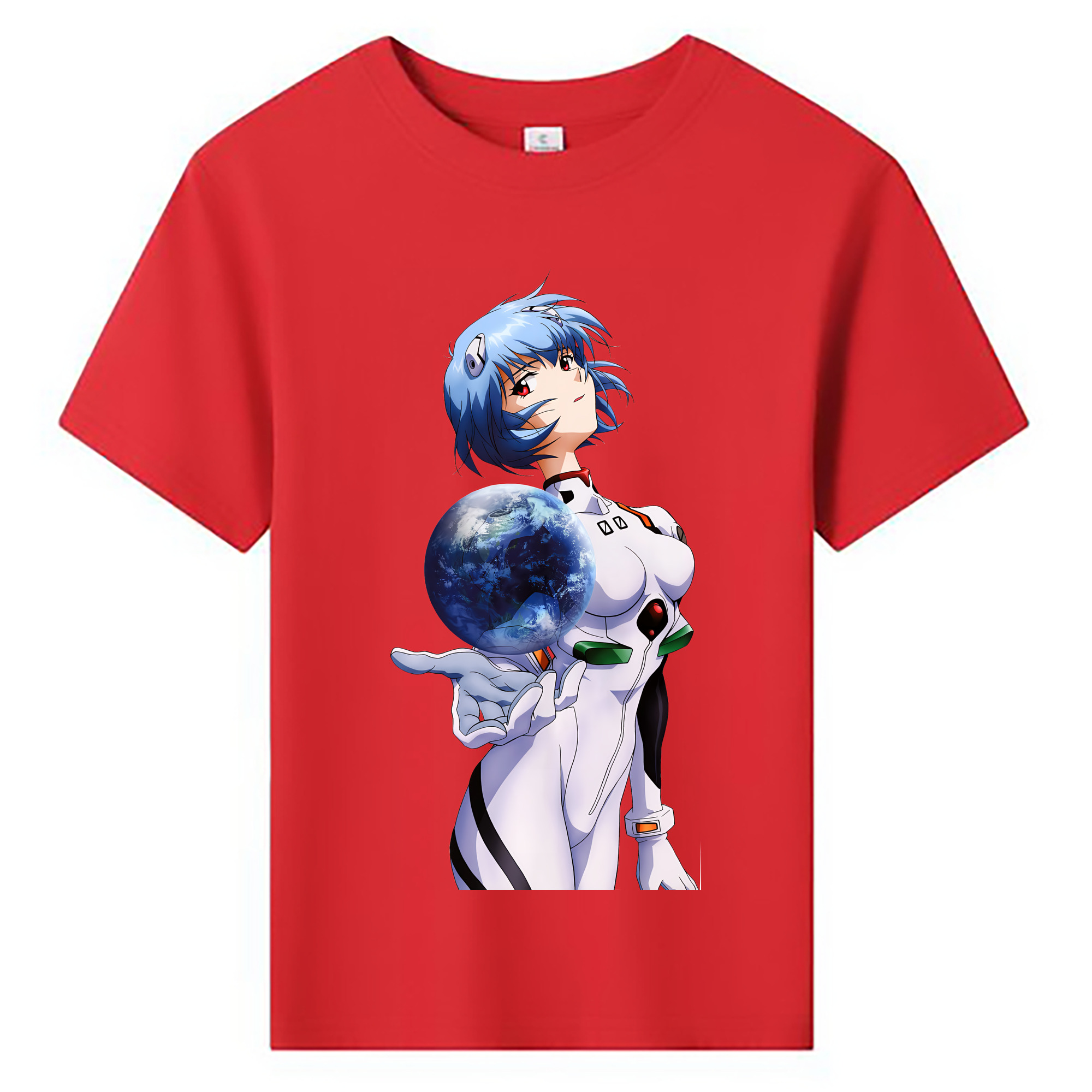 （画像用） EVA 新世紀エヴァンゲリオン 綿100％キッズTシャツ（フロントプリント）