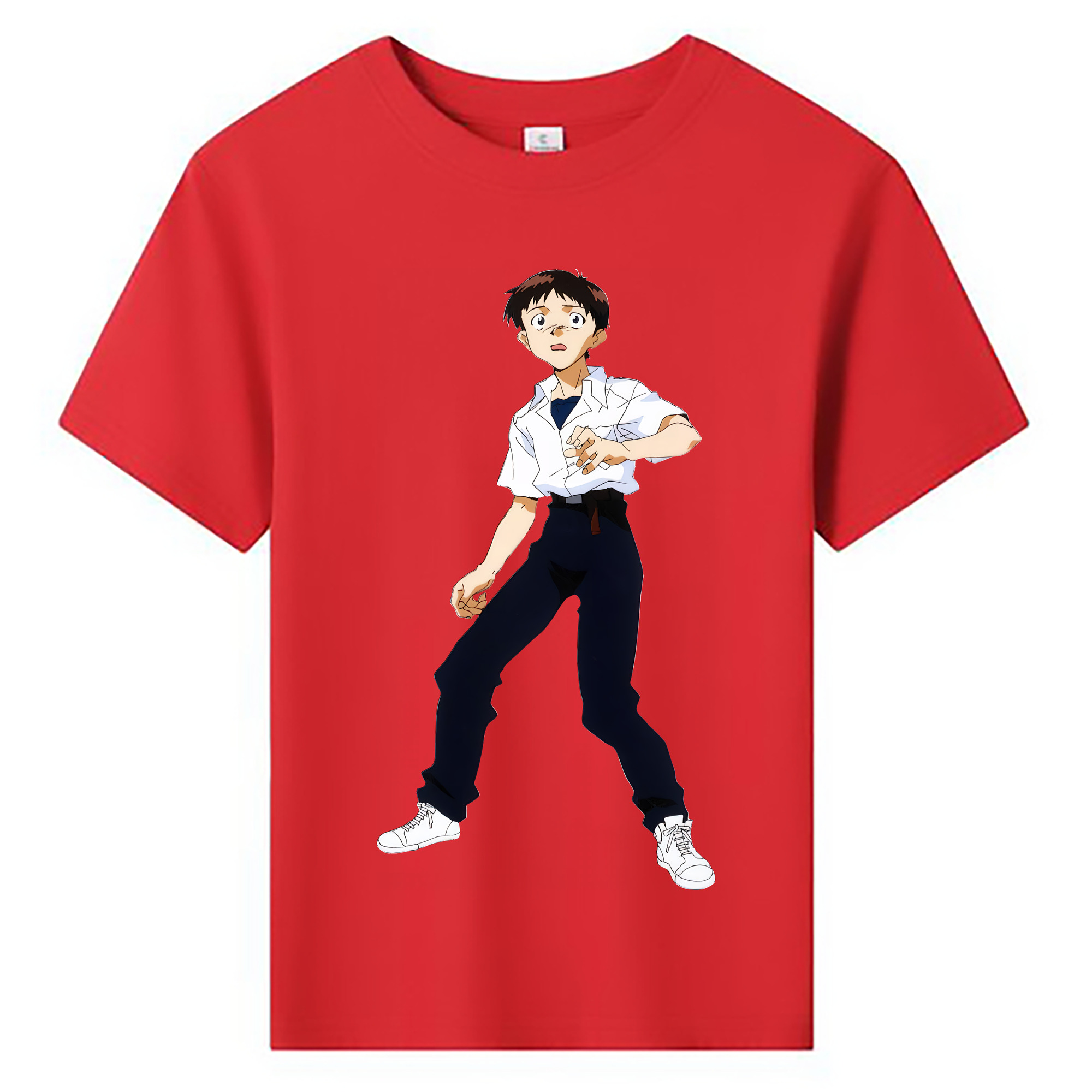 （画像用） EVA 新世紀エヴァンゲリオン 綿100％キッズTシャツ（フロントプリント）