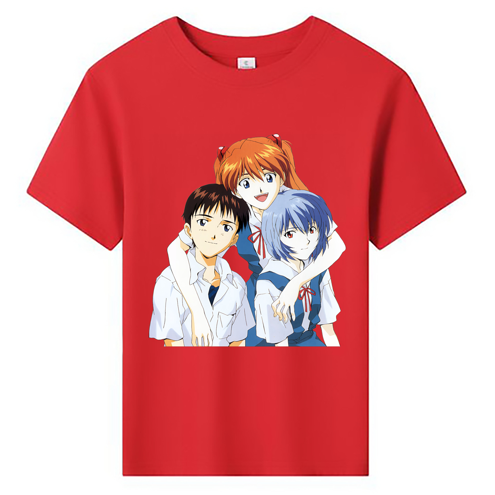 （画像用） EVA 新世紀エヴァンゲリオン 綿100％キッズTシャツ（フロントプリント）