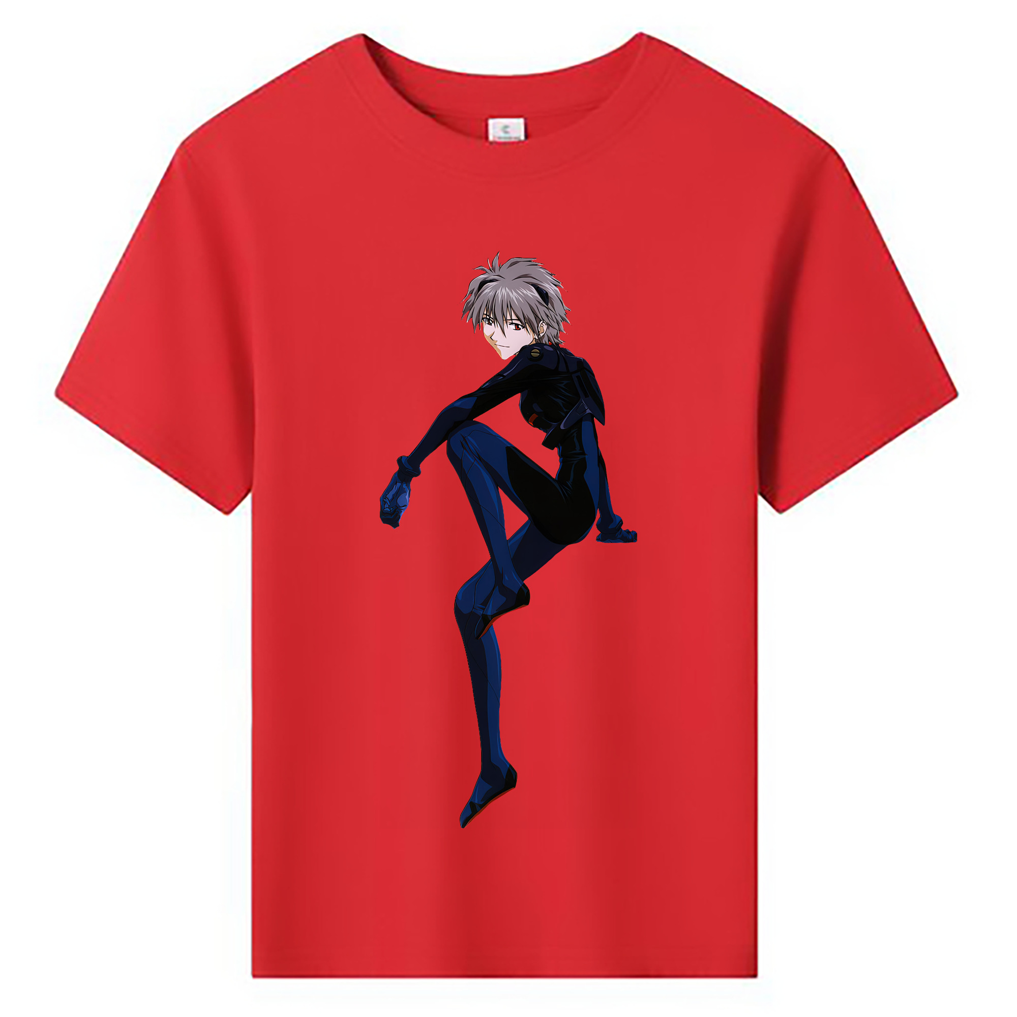 （画像用） EVA 新世紀エヴァンゲリオン 綿100％キッズTシャツ（フロントプリント）