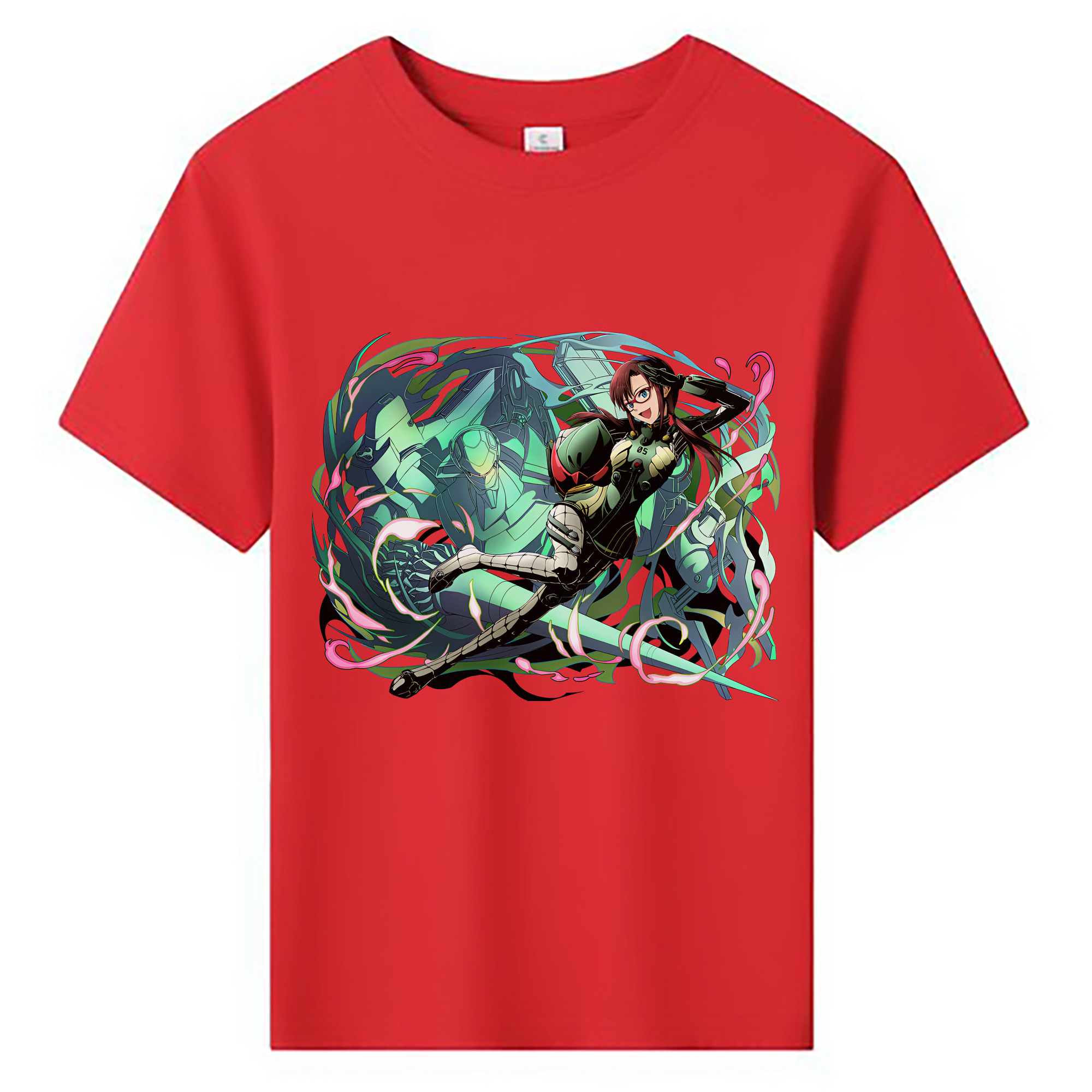（画像用） EVA 新世紀エヴァンゲリオン 綿100％キッズTシャツ（フロントプリント）