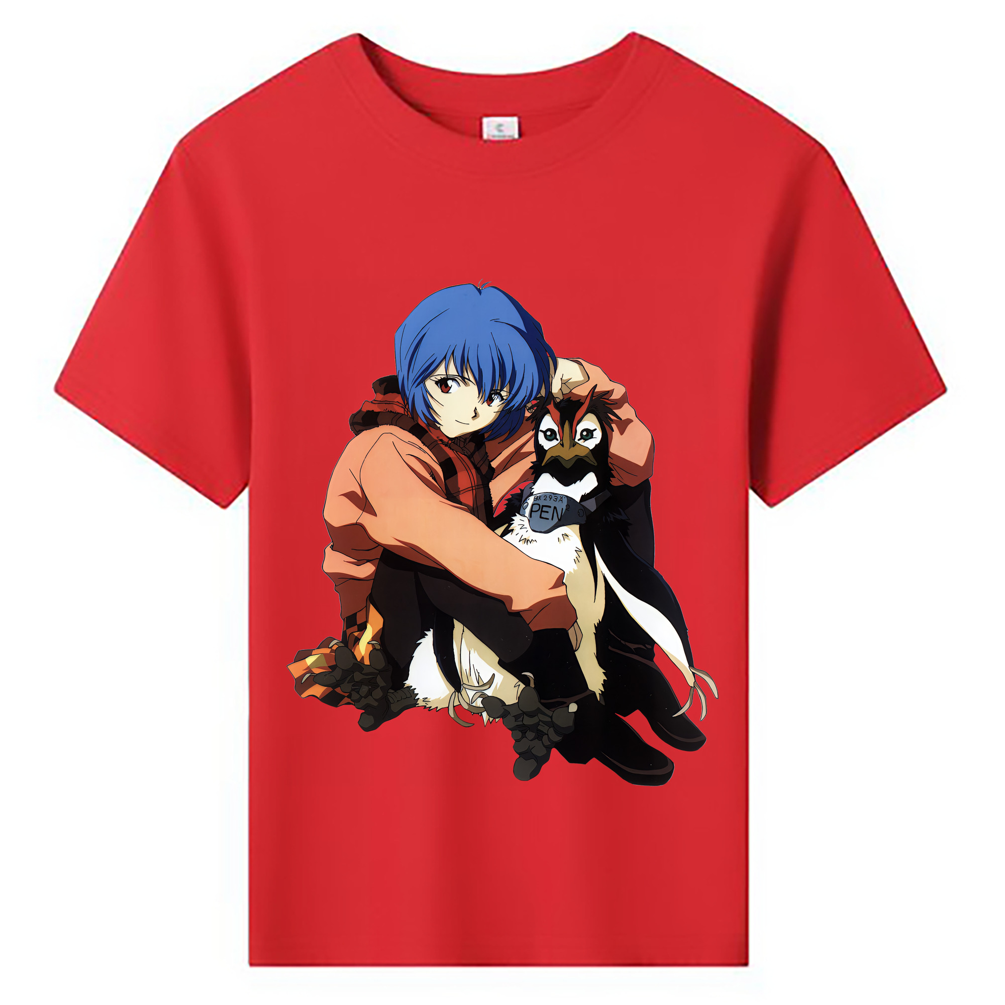 （画像用） EVA 新世紀エヴァンゲリオン 綿100％キッズTシャツ（フロントプリント）