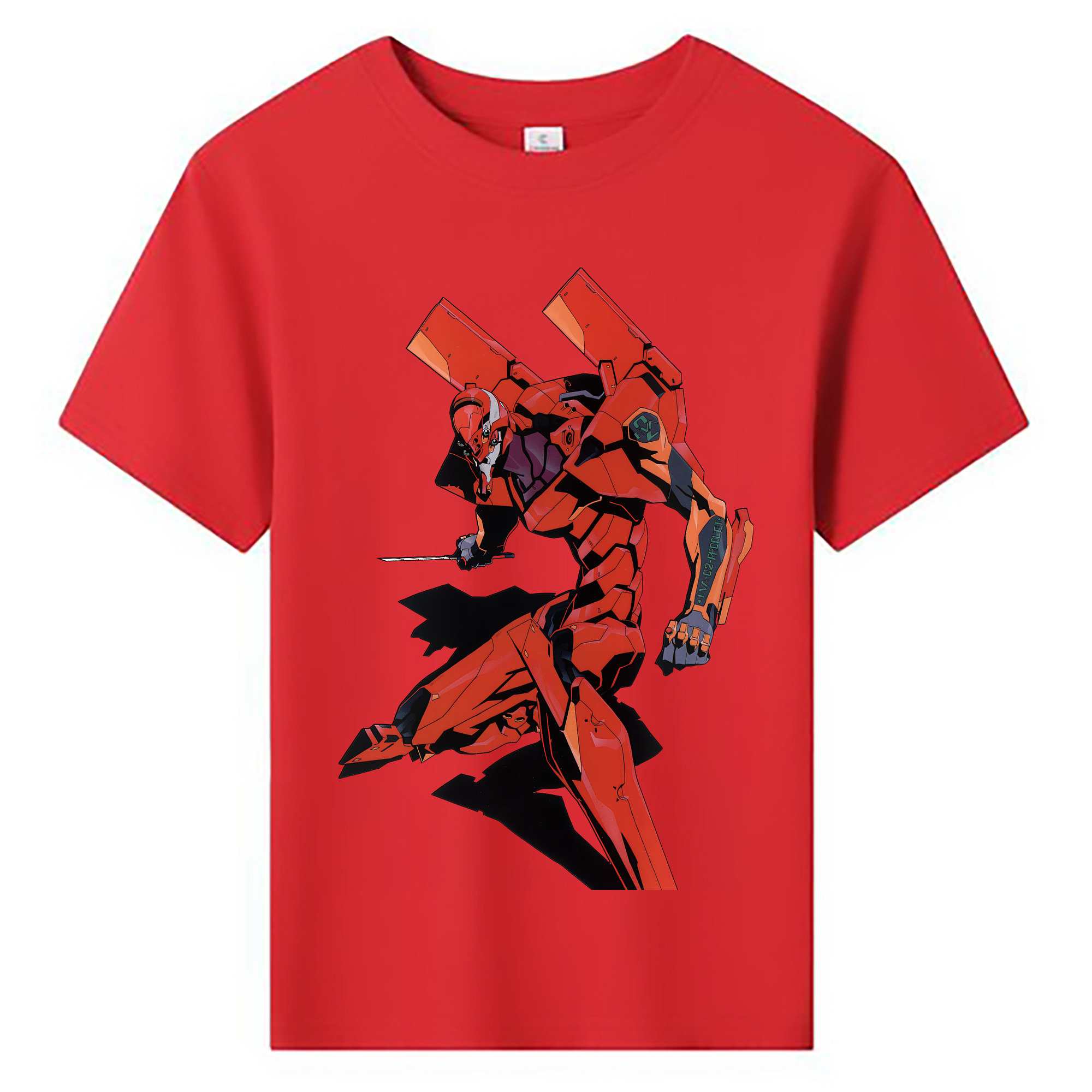 （画像用） EVA 新世紀エヴァンゲリオン 綿100％キッズTシャツ（フロントプリント）