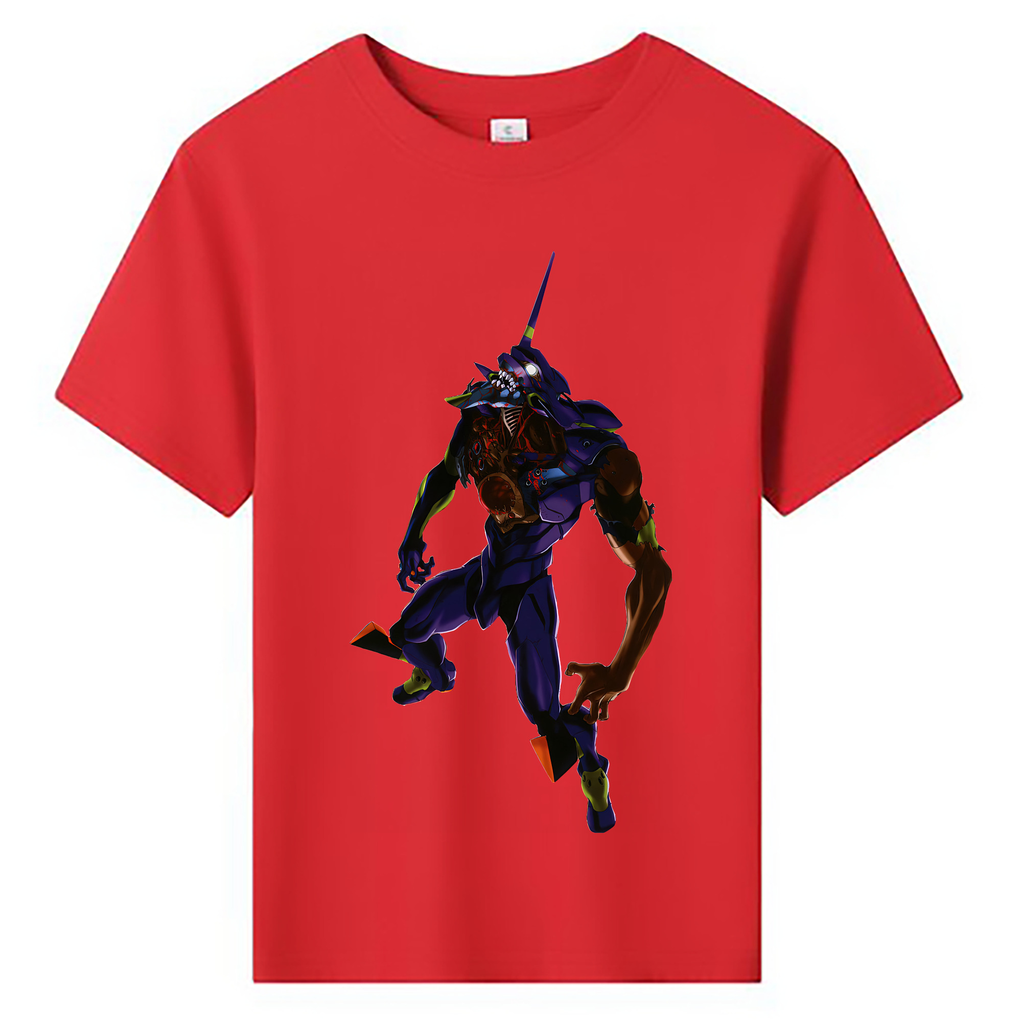 （画像用） EVA 新世紀エヴァンゲリオン 綿100％キッズTシャツ（フロントプリント）