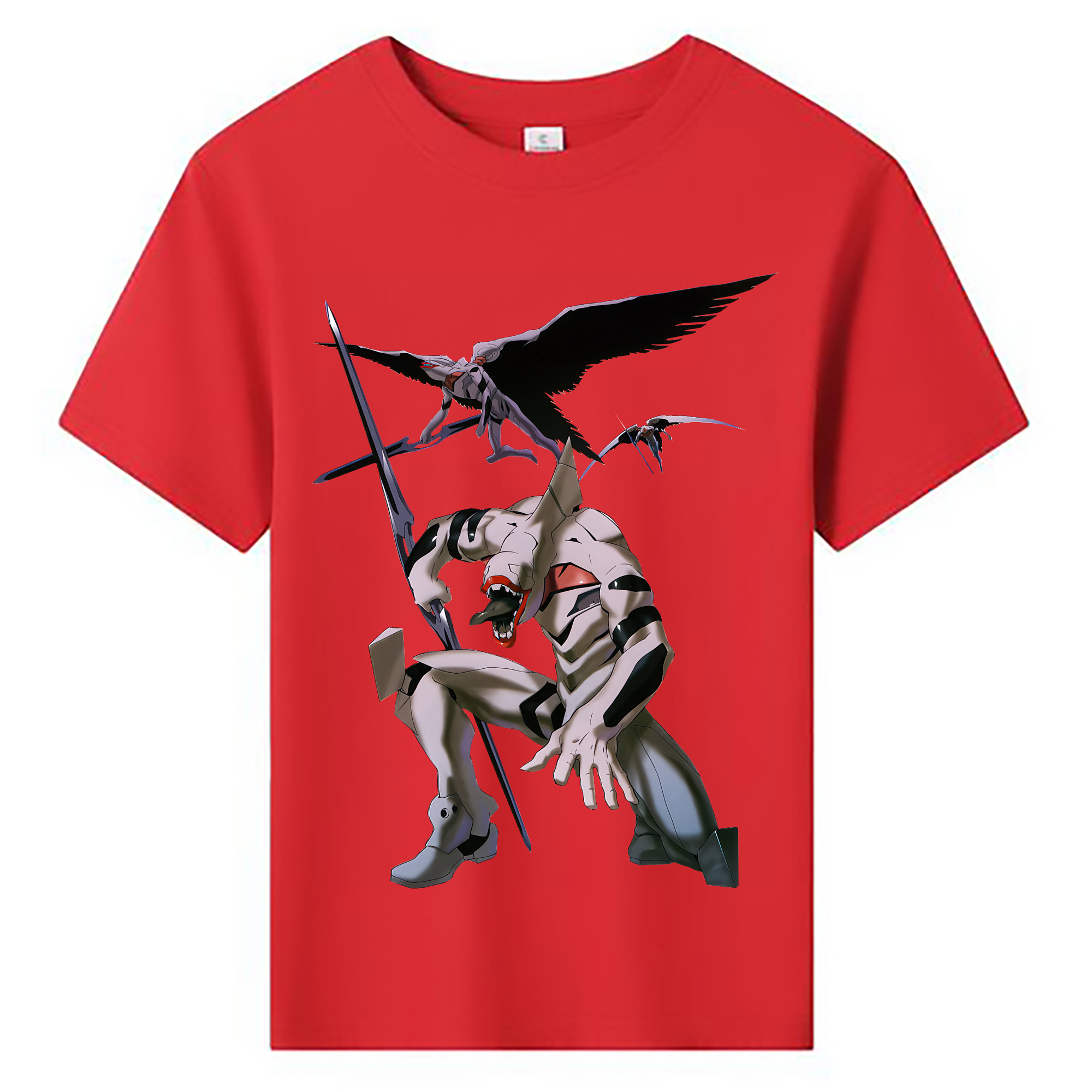 （画像用） EVA 新世紀エヴァンゲリオン 綿100％キッズTシャツ（フロントプリント）