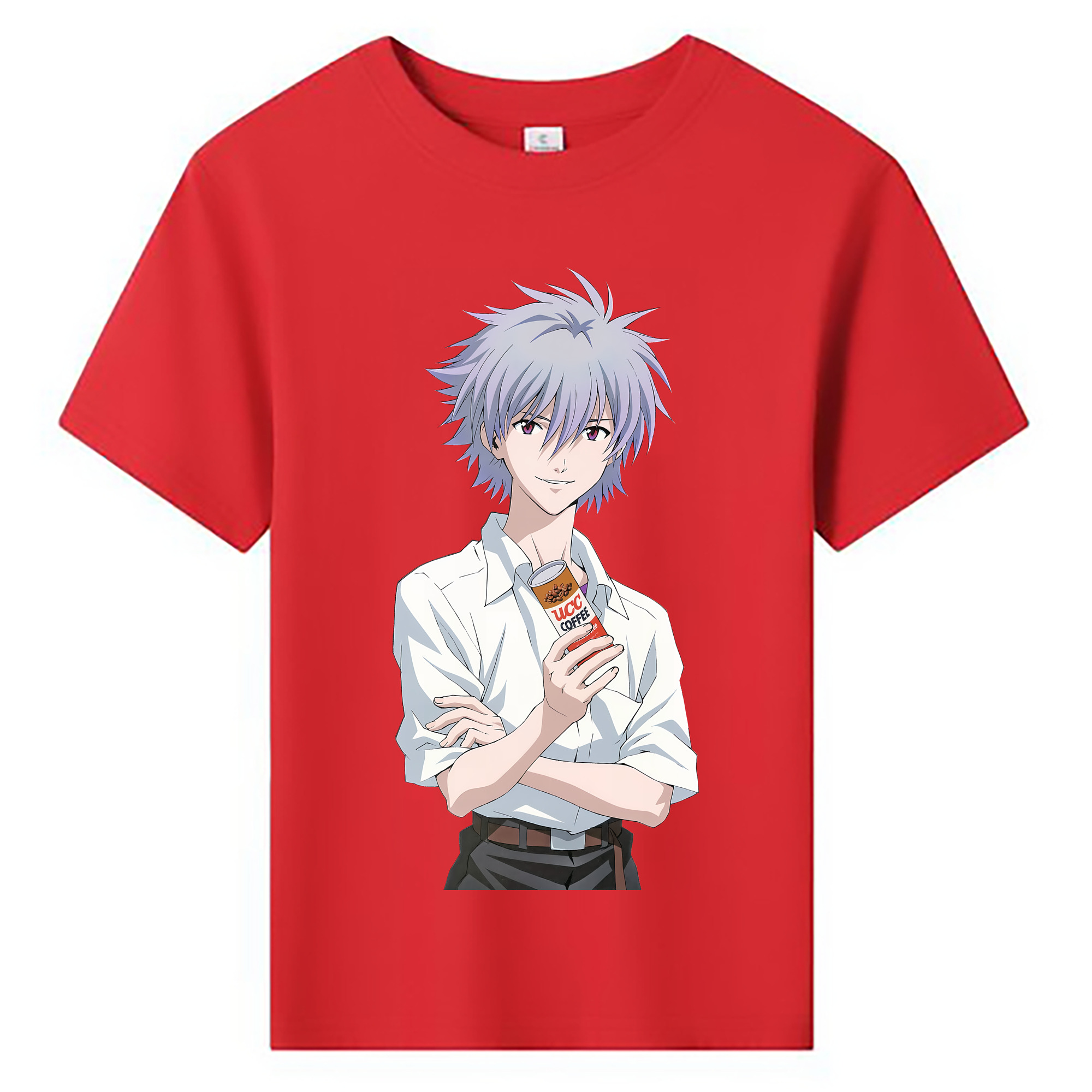 （画像用） EVA 新世紀エヴァンゲリオン 綿100％キッズTシャツ（フロントプリント）