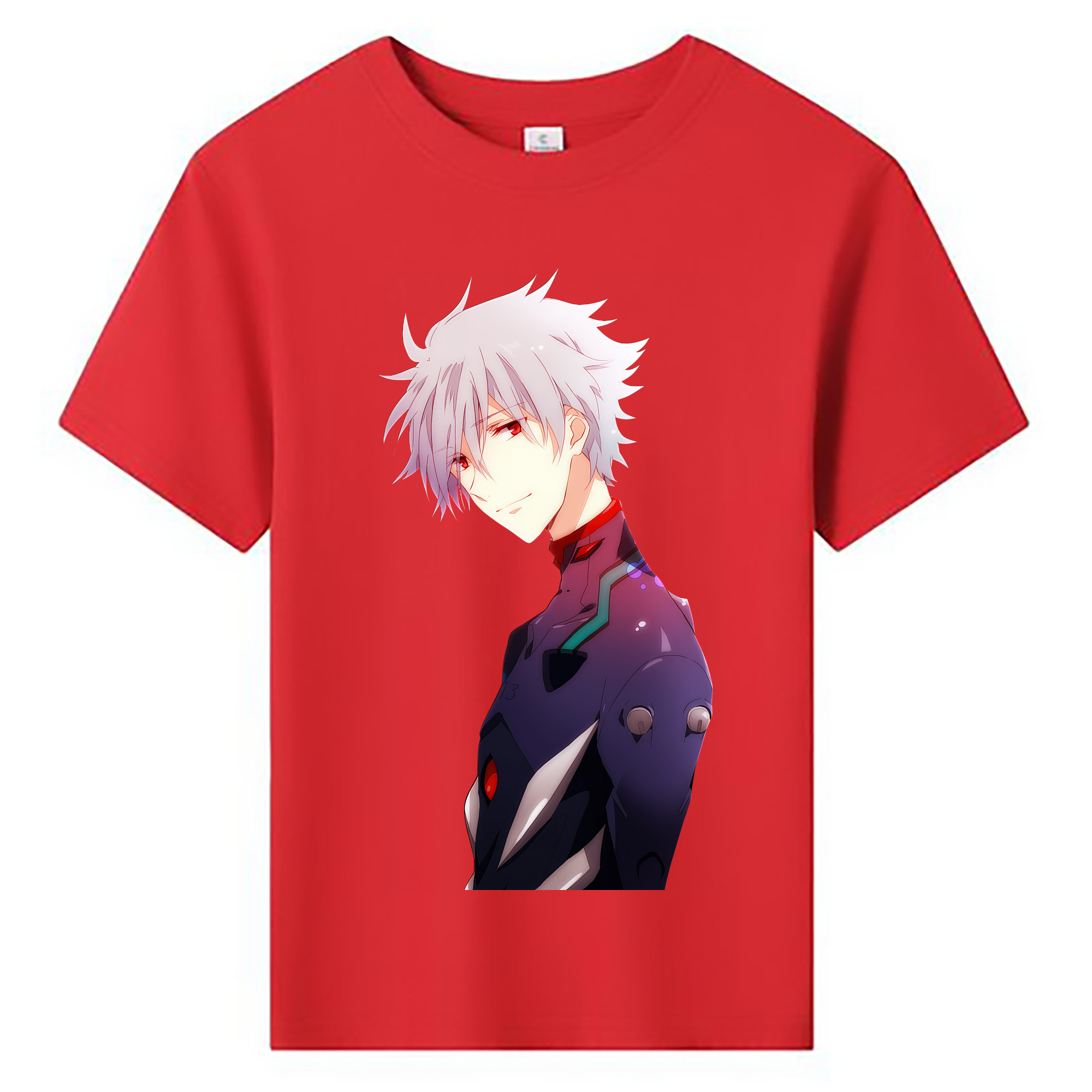 （画像用） EVA 新世紀エヴァンゲリオン 綿100％キッズTシャツ（フロントプリント）