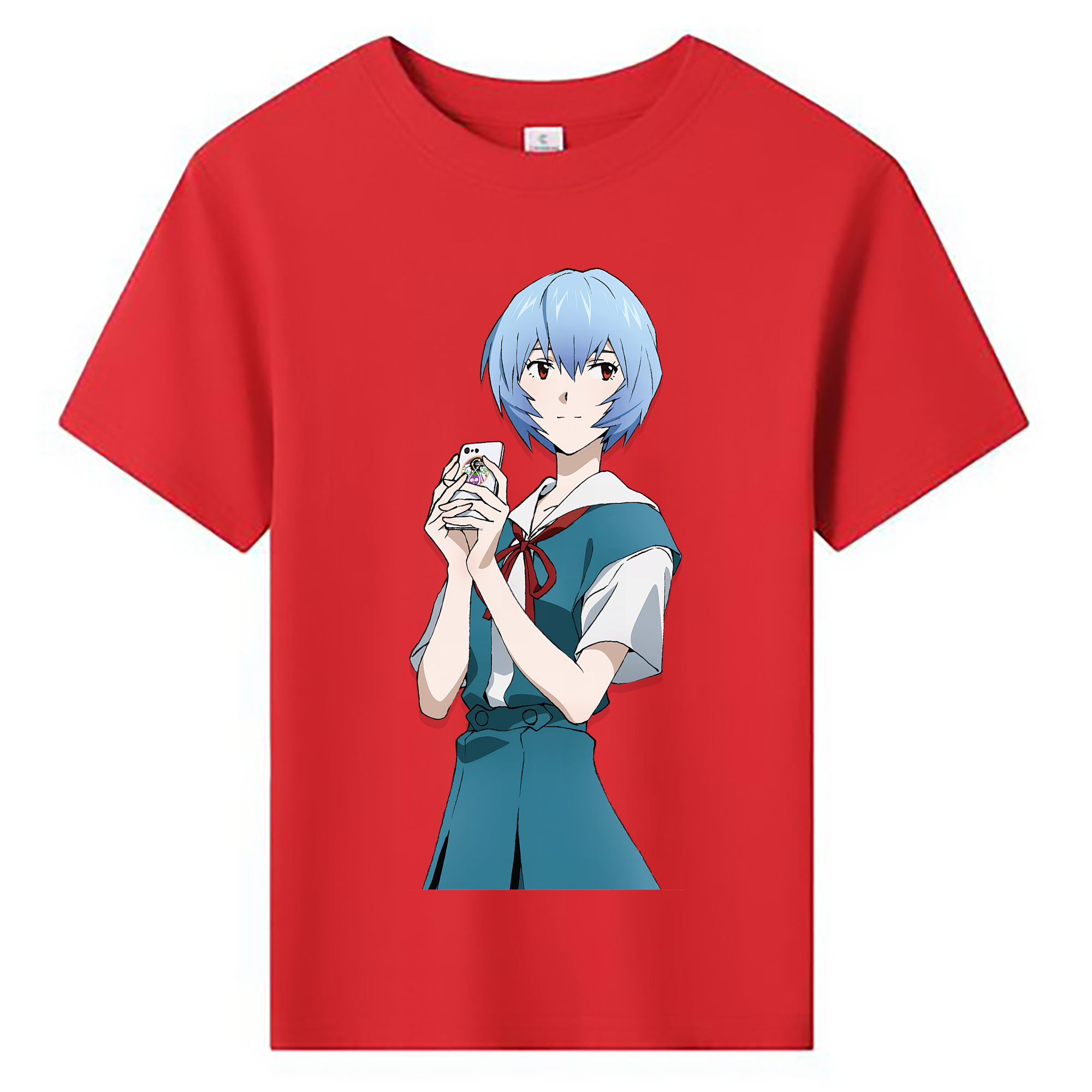 （画像用） EVA 新世紀エヴァンゲリオン 綿100％キッズTシャツ（フロントプリント）
