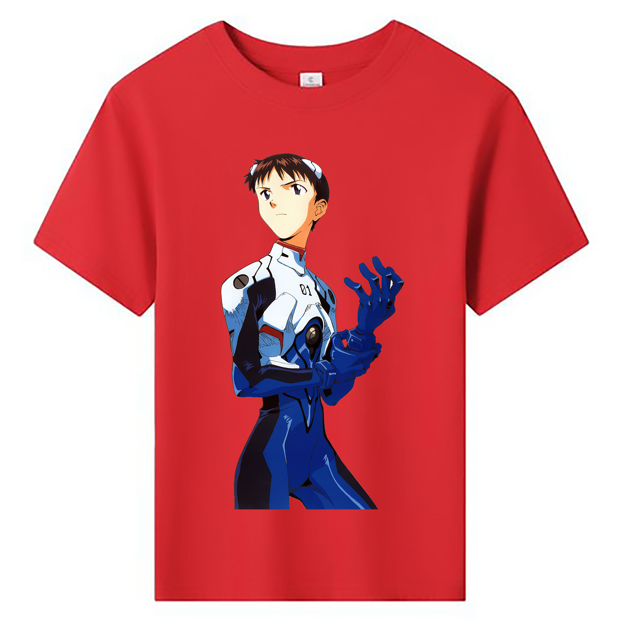 （画像用） EVA 新世紀エヴァンゲリオン 綿100％キッズTシャツ（フロントプリント）
