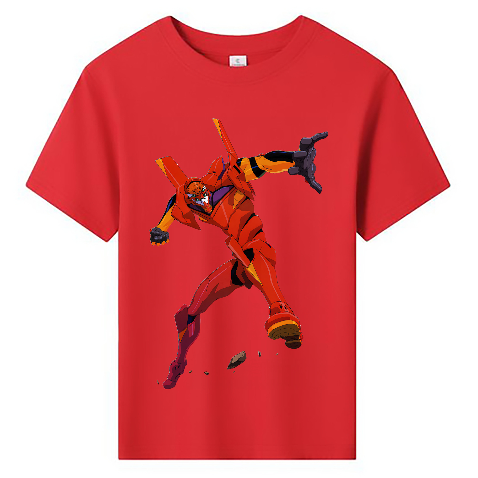 （画像用） EVA 新世紀エヴァンゲリオン 綿100％キッズTシャツ（フロントプリント）