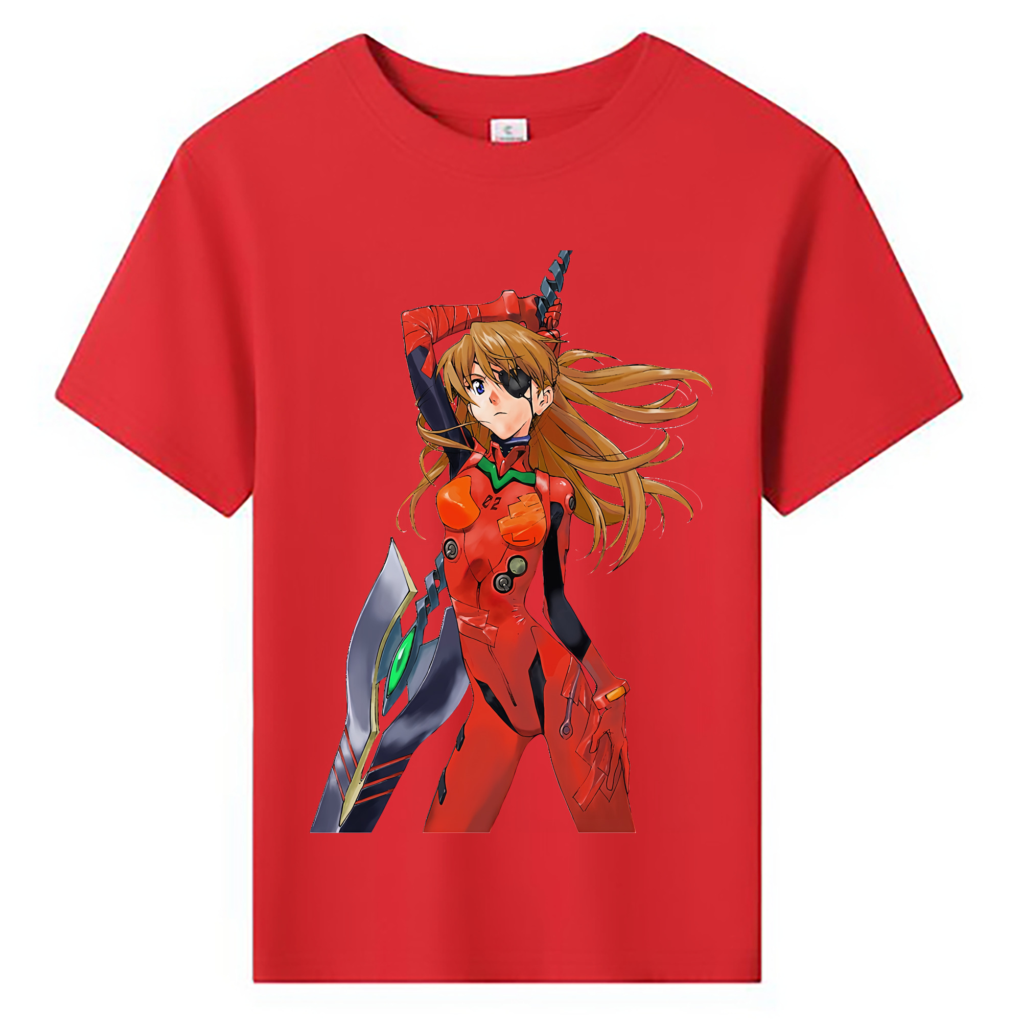 （画像用） EVA 新世紀エヴァンゲリオン 綿100％キッズTシャツ（フロントプリント）