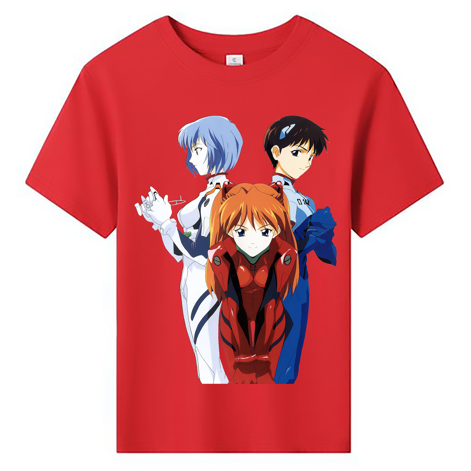 （画像用） EVA 新世紀エヴァンゲリオン 綿100％キッズTシャツ（フロントプリント）