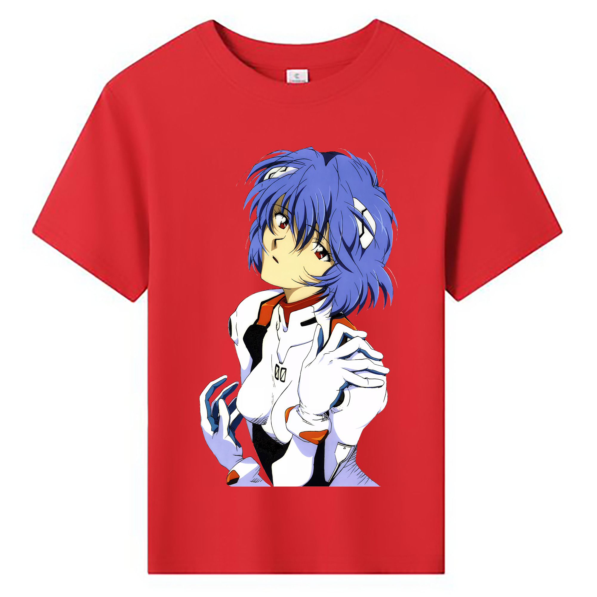 （画像用） EVA 新世紀エヴァンゲリオン 綿100％キッズTシャツ（フロントプリント）