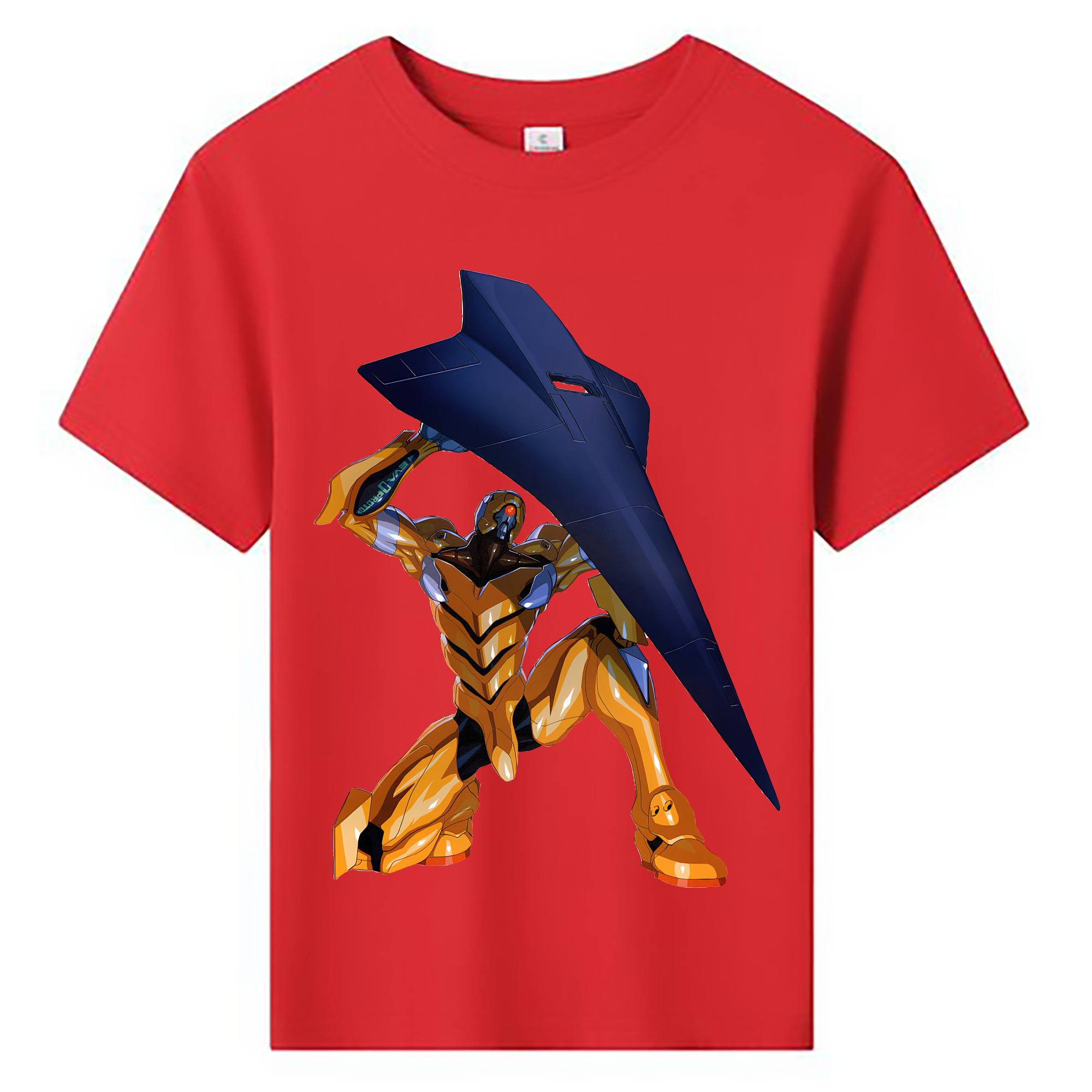 （画像用） EVA 新世紀エヴァンゲリオン 綿100％キッズTシャツ（フロントプリント）
