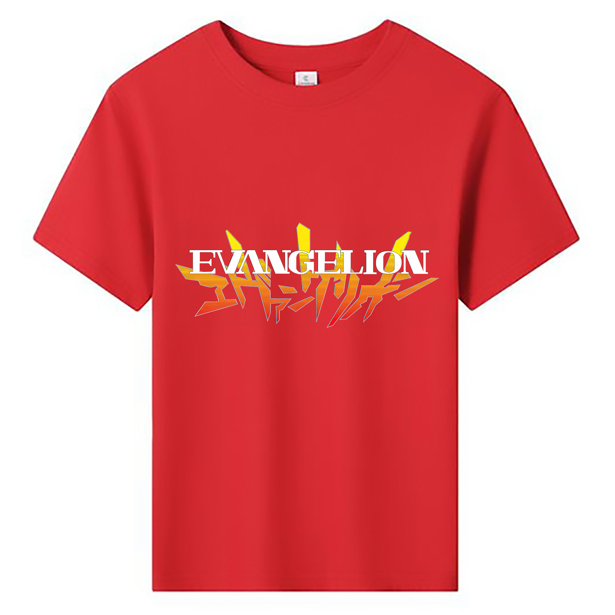 （画像用） EVA 新世紀エヴァンゲリオン 綿100％キッズTシャツ（フロントプリント）