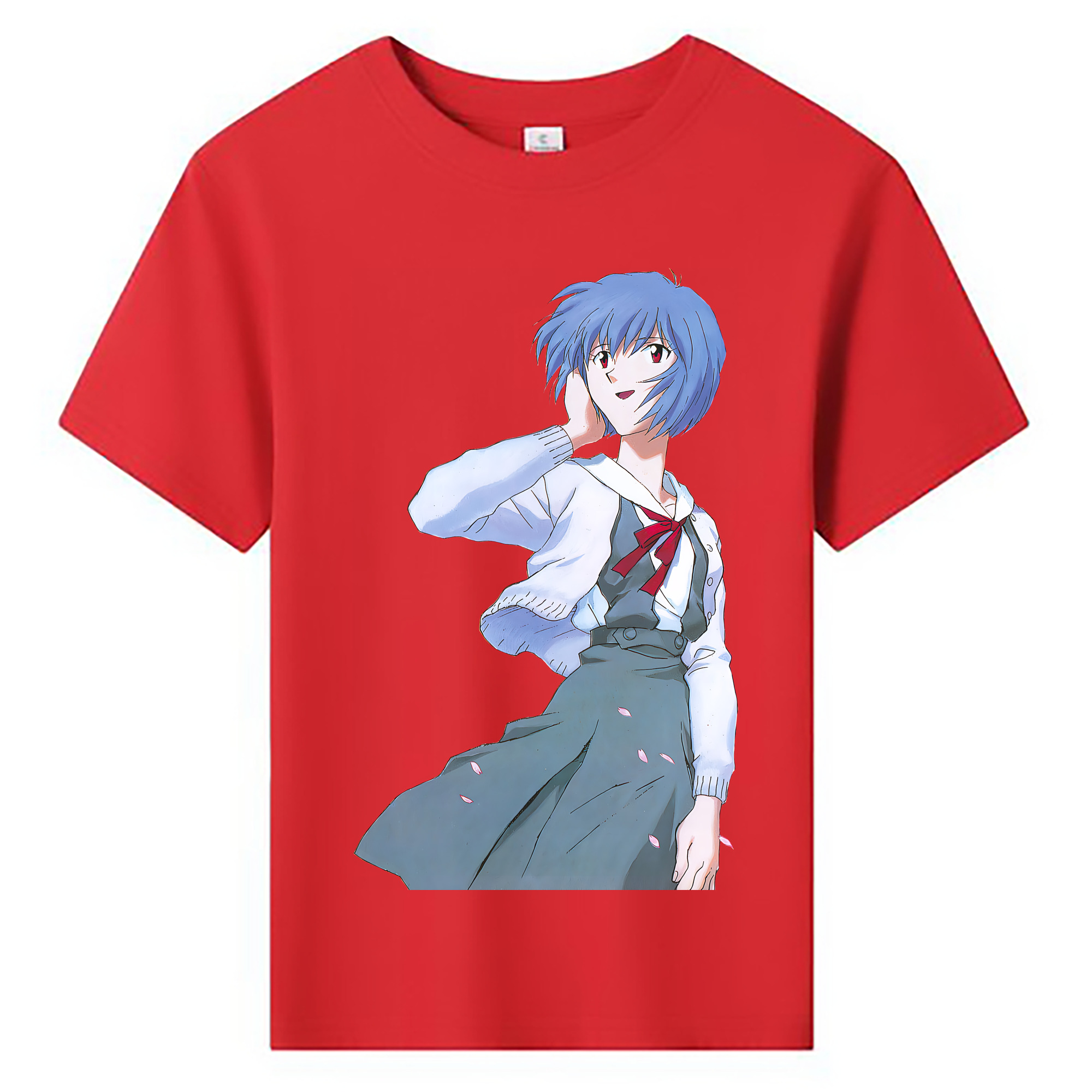 （画像用） EVA 新世紀エヴァンゲリオン 綿100％キッズTシャツ（フロントプリント）