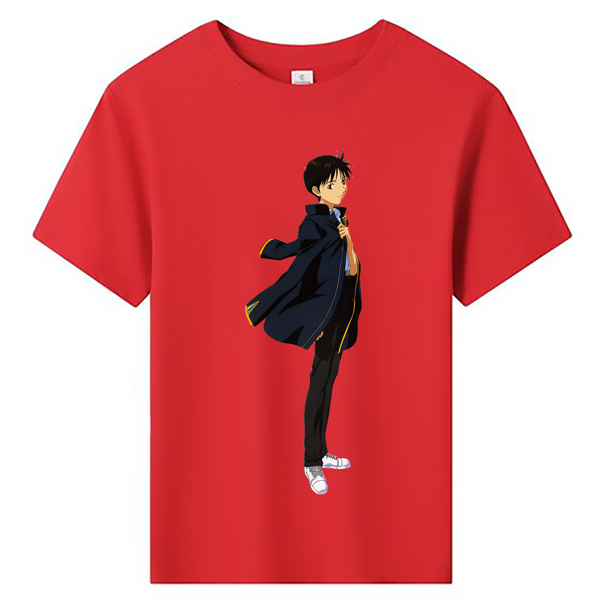（画像用） EVA 新世紀エヴァンゲリオン 綿100％キッズTシャツ（フロントプリント）