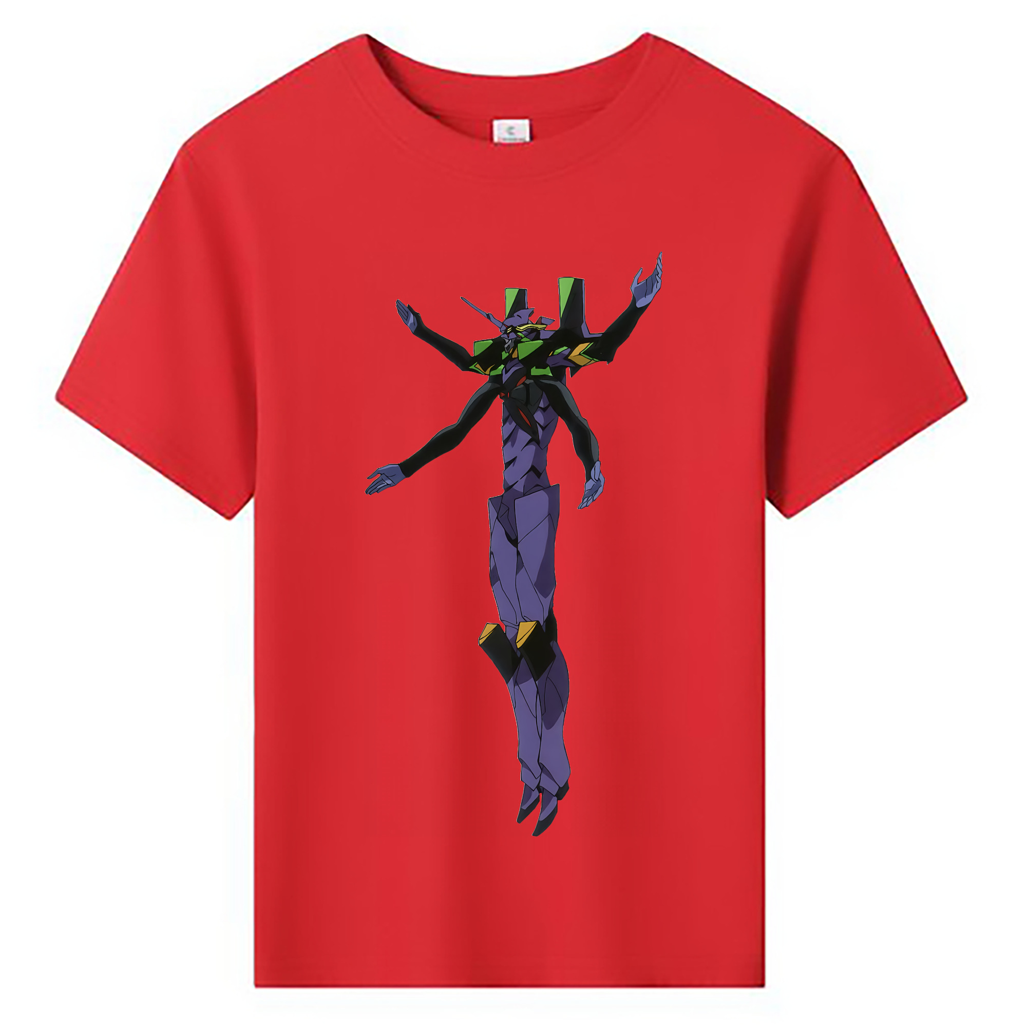 （画像用） EVA 新世紀エヴァンゲリオン 綿100％キッズTシャツ（フロントプリント）