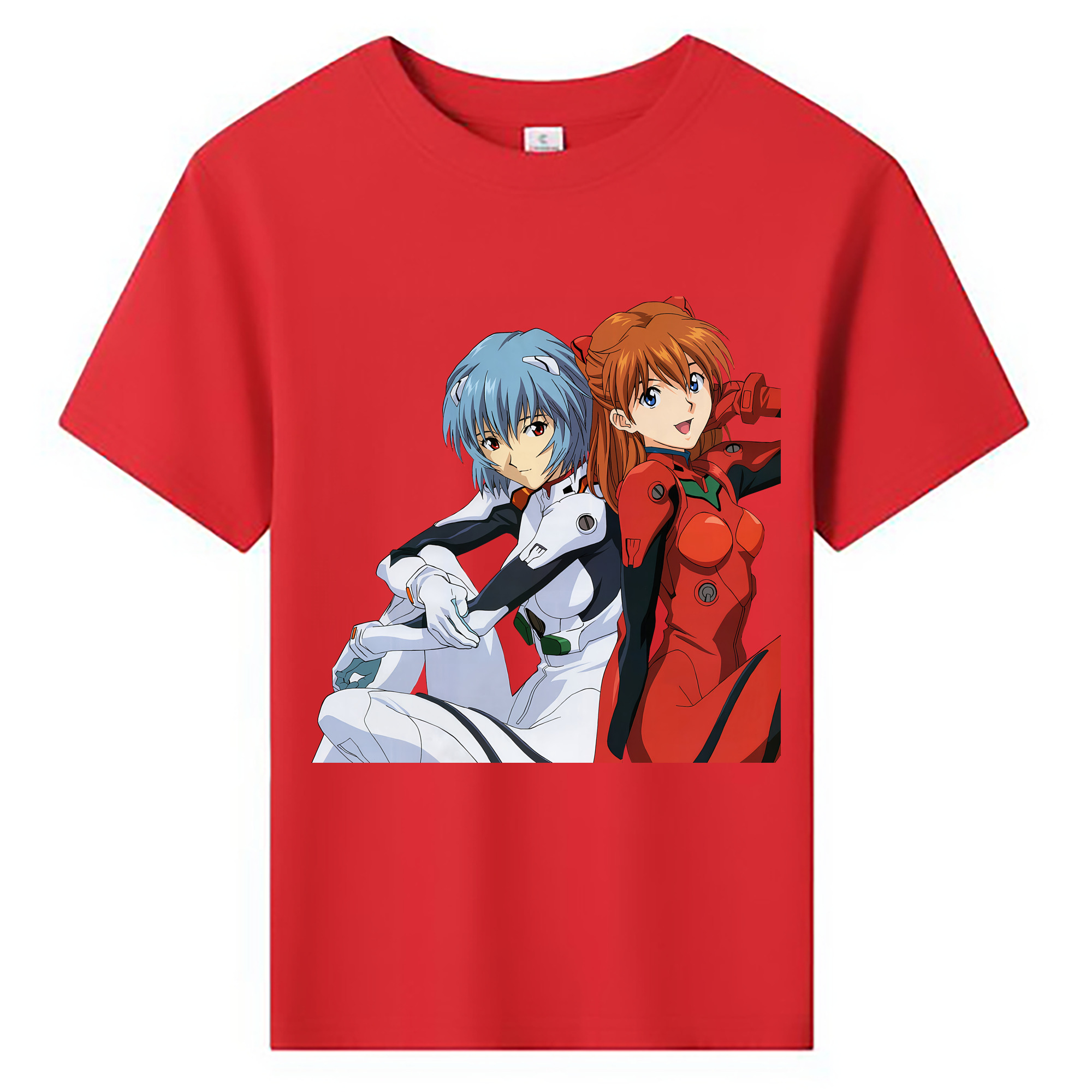（画像用） EVA 新世紀エヴァンゲリオン 綿100％キッズTシャツ（フロントプリント）