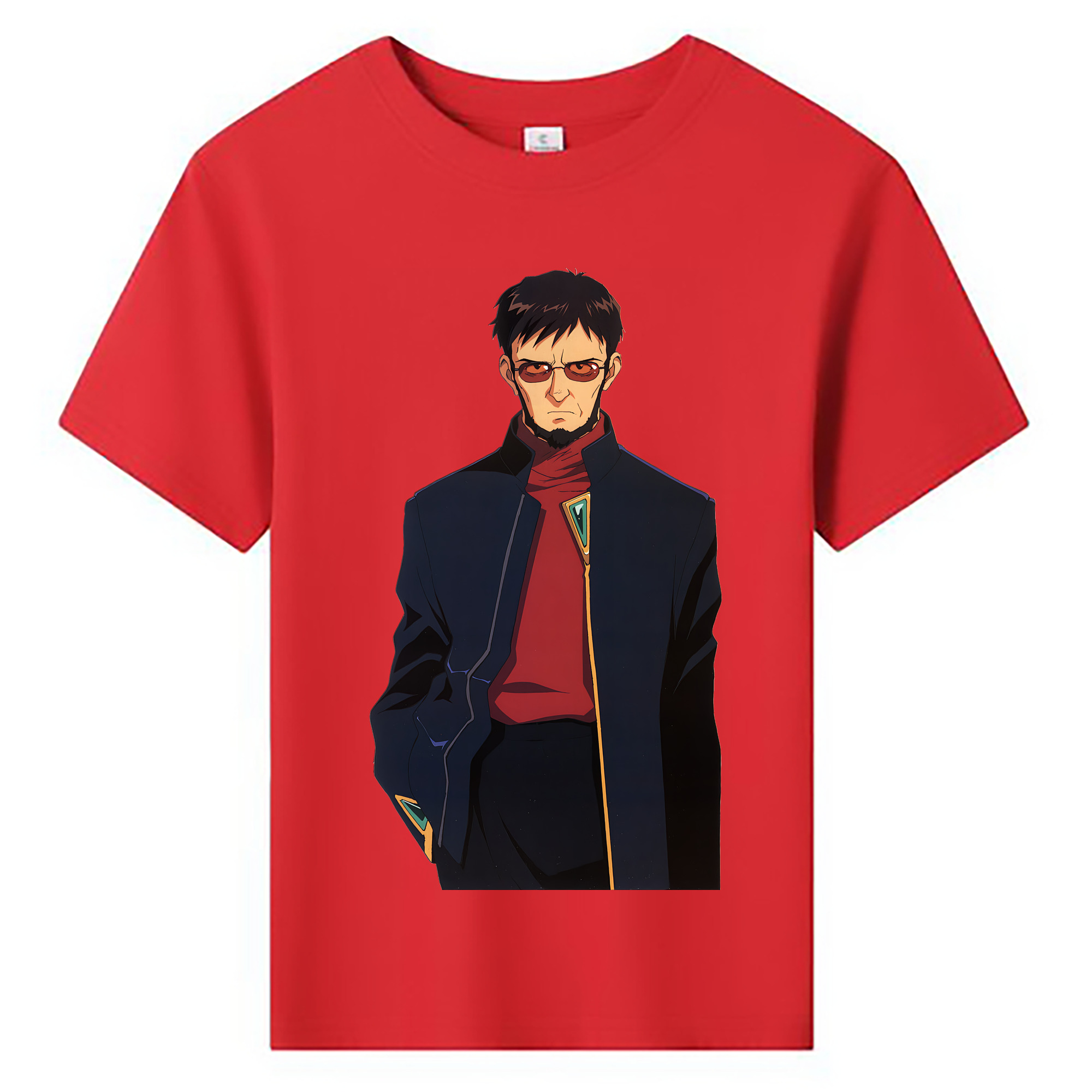 （画像用） EVA 新世紀エヴァンゲリオン 綿100％キッズTシャツ（フロントプリント）