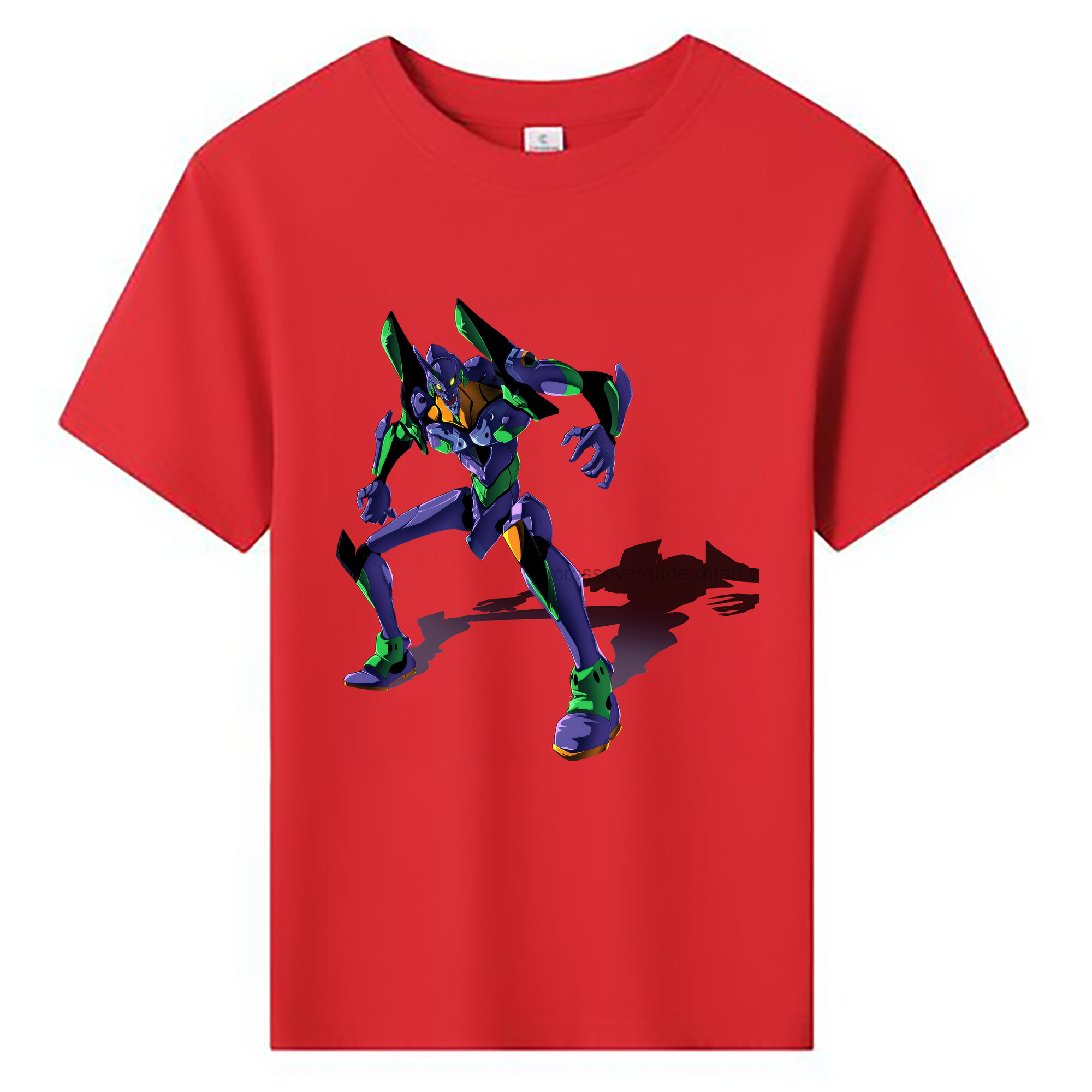 （画像用） EVA 新世紀エヴァンゲリオン 綿100％キッズTシャツ（フロントプリント）