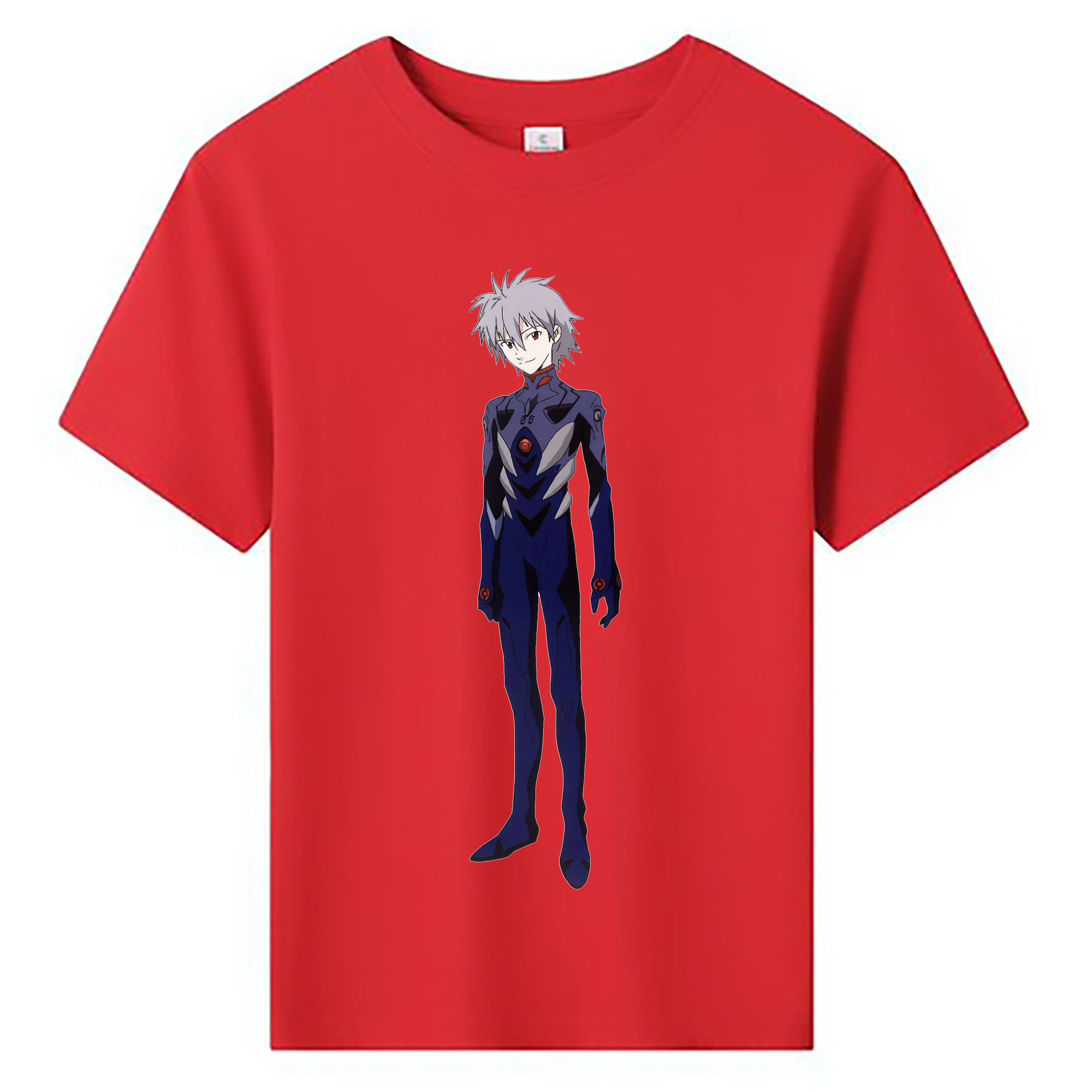 （画像用） EVA 新世紀エヴァンゲリオン 綿100％キッズTシャツ（フロントプリント）