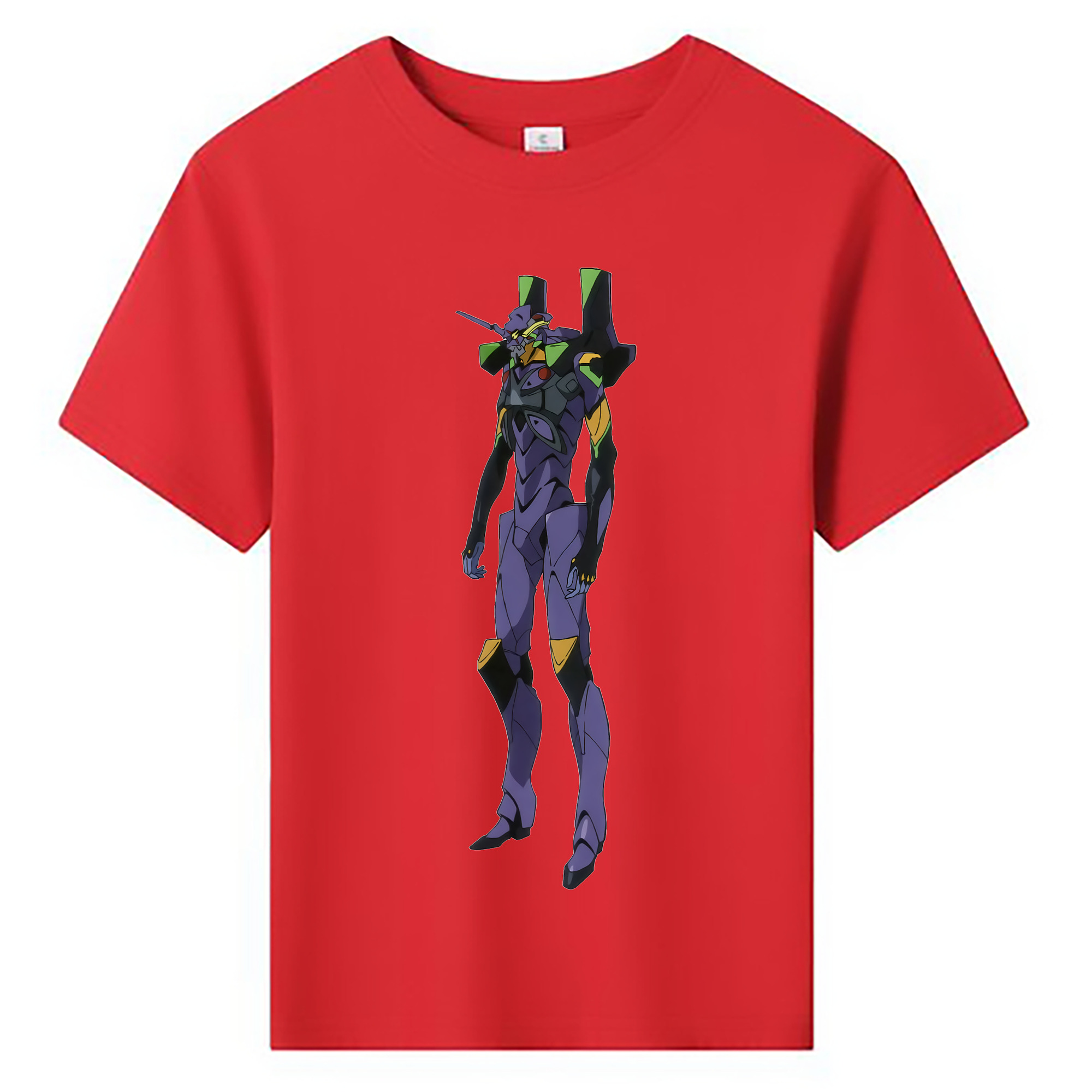 （画像用） EVA 新世紀エヴァンゲリオン 綿100％キッズTシャツ（フロントプリント）
