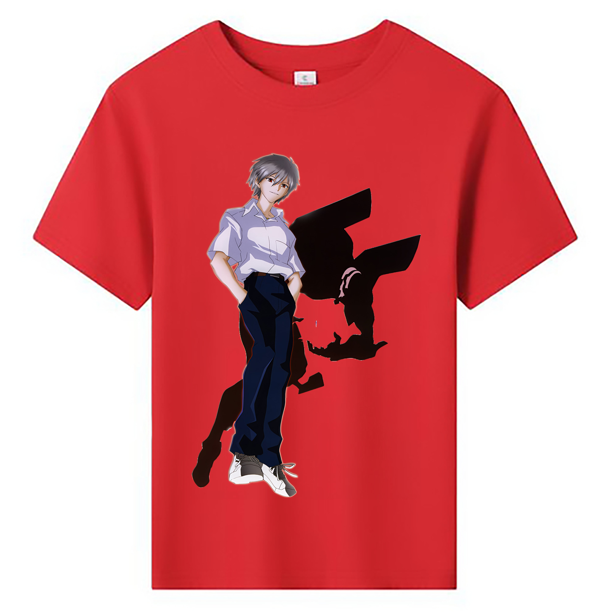（画像用） EVA 新世紀エヴァンゲリオン 綿100％キッズTシャツ（フロントプリント）