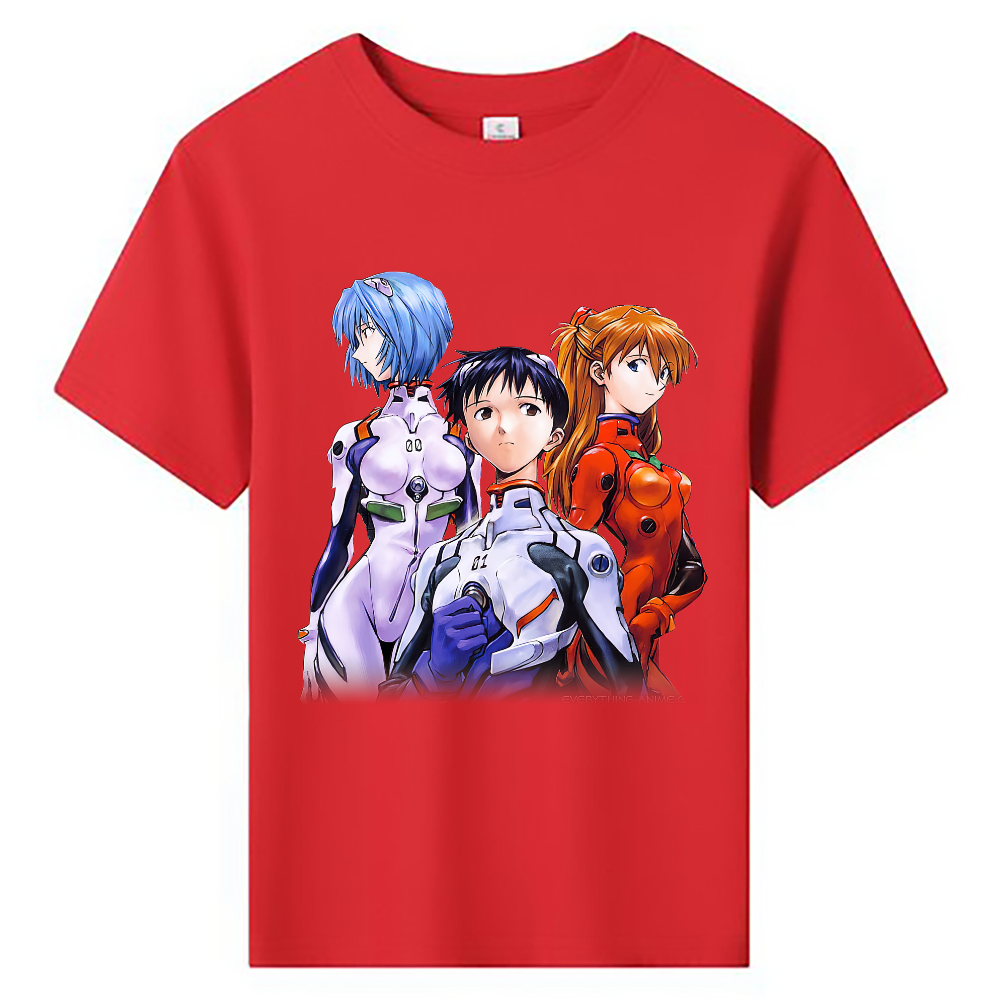 （画像用） EVA 新世紀エヴァンゲリオン 綿100％キッズTシャツ（フロントプリント）