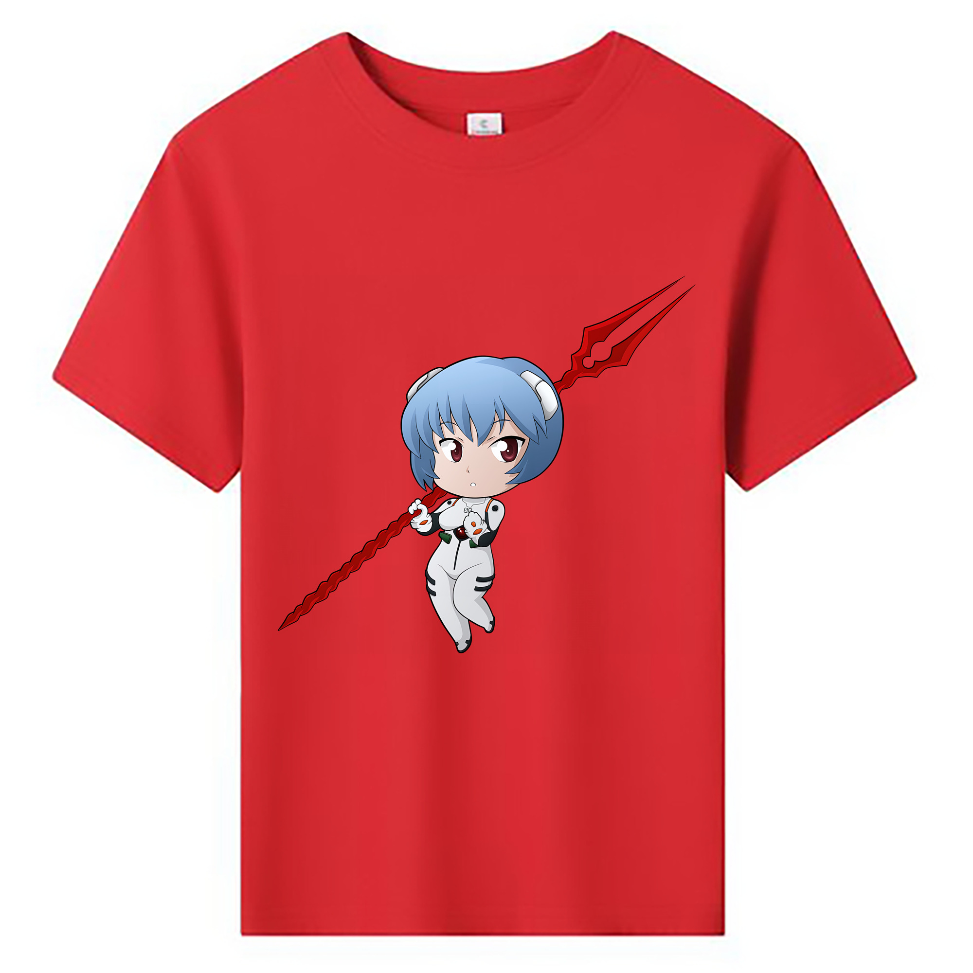 （画像用） EVA 新世紀エヴァンゲリオン 綿100％キッズTシャツ（フロントプリント）
