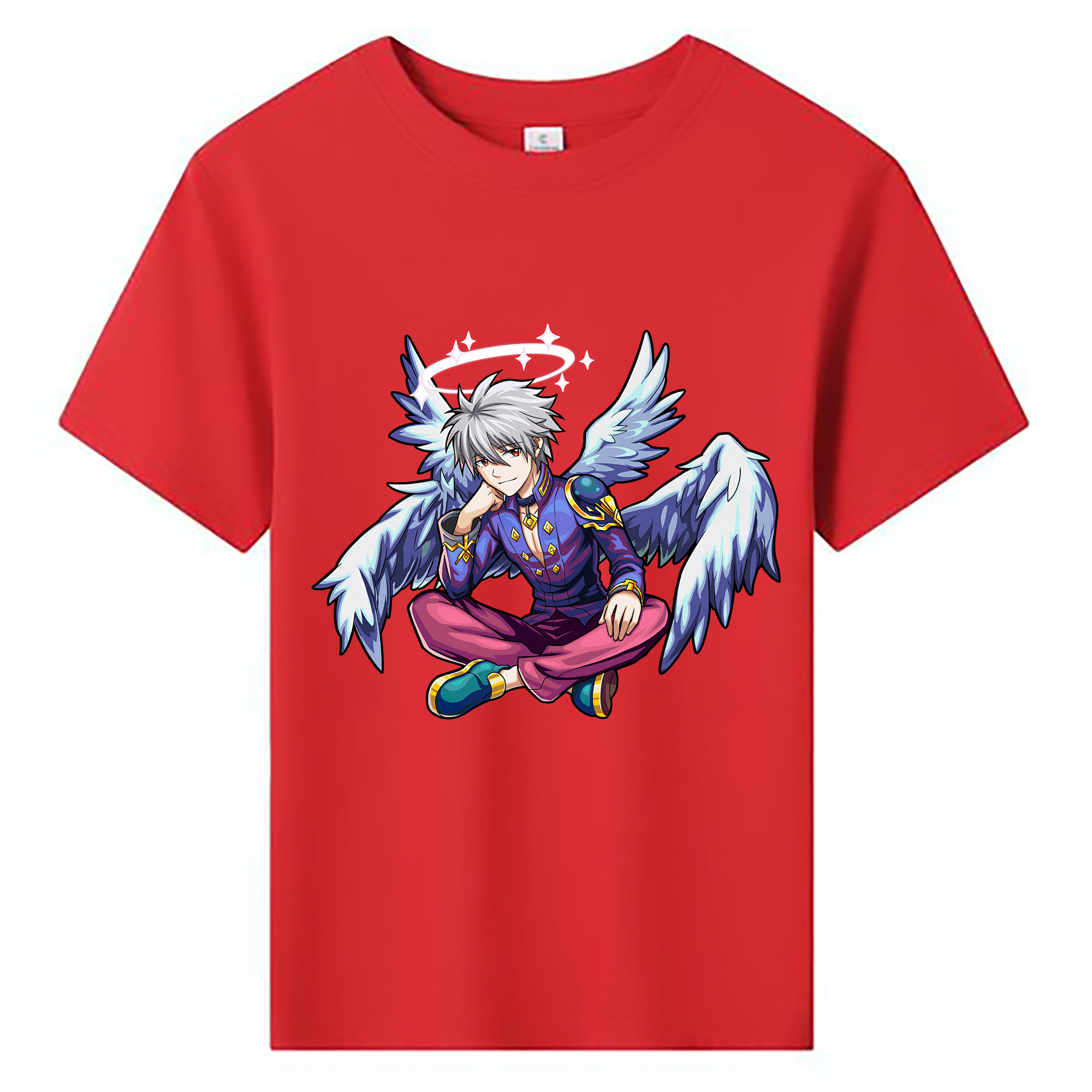 （画像用） EVA 新世紀エヴァンゲリオン 綿100％キッズTシャツ（フロントプリント）