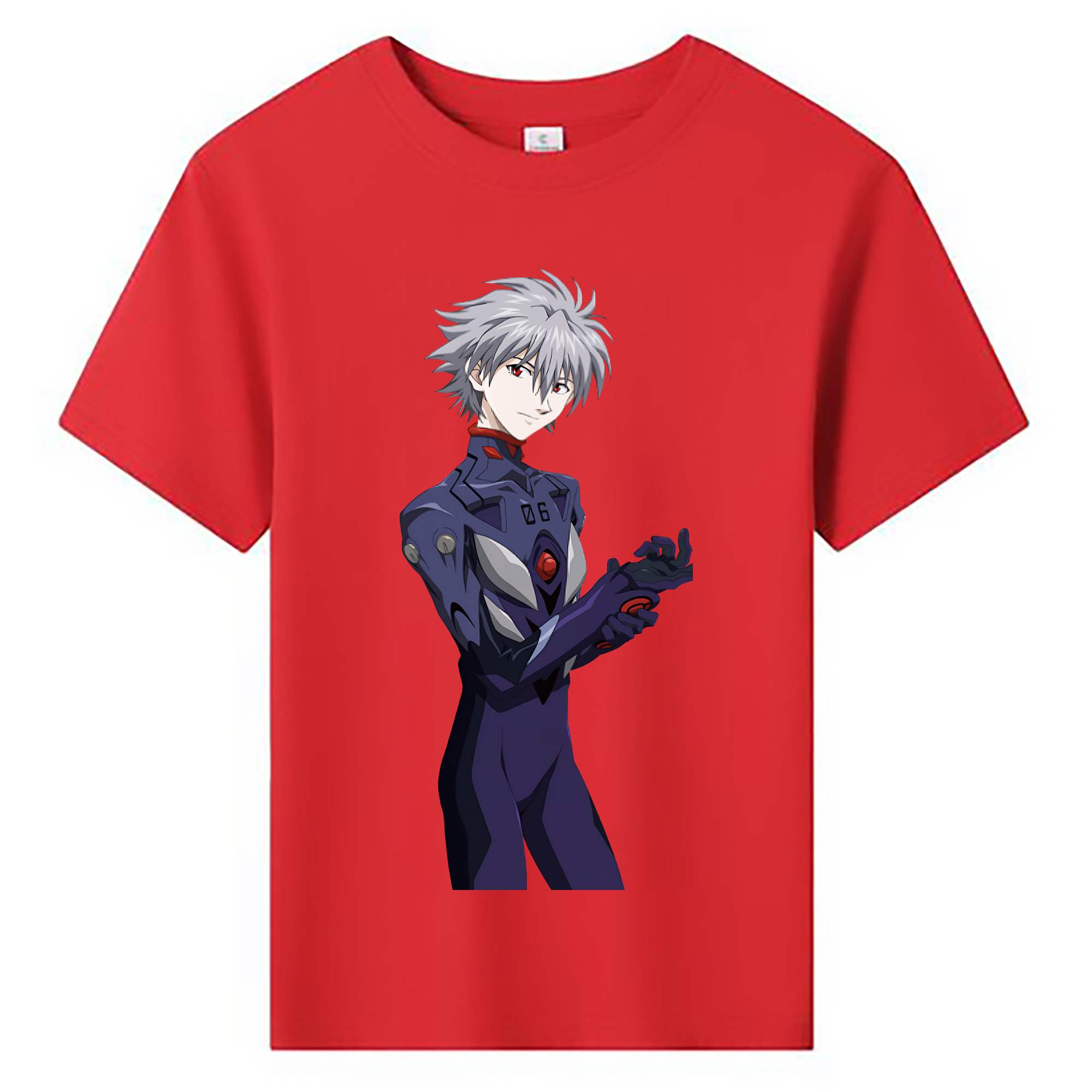 （画像用） EVA 新世紀エヴァンゲリオン 綿100％キッズTシャツ（フロントプリント）