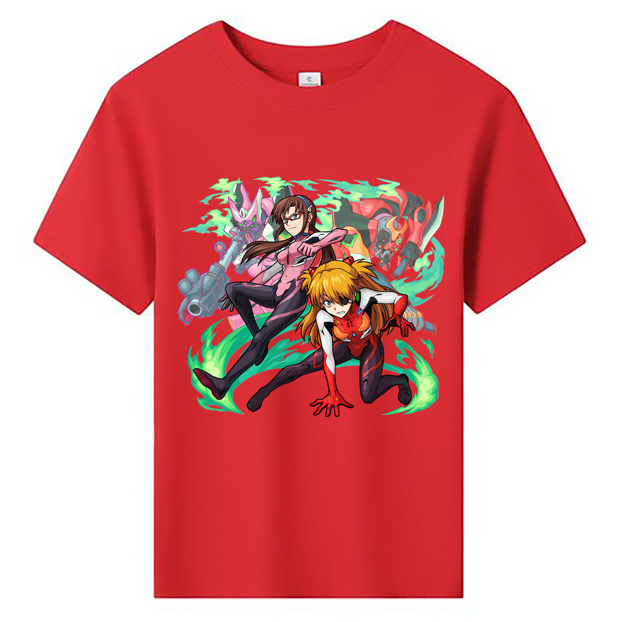 （画像用） EVA 新世紀エヴァンゲリオン 綿100％キッズTシャツ（フロントプリント）