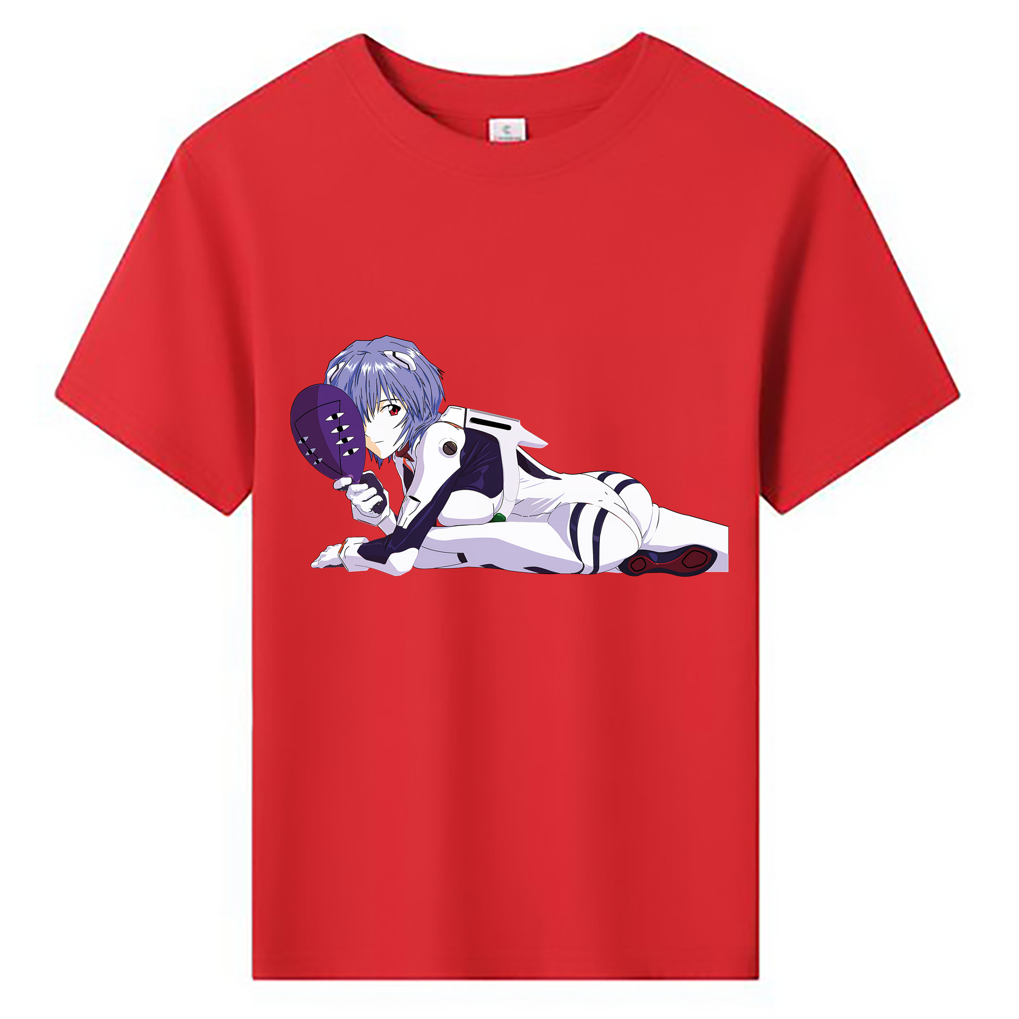 （画像用） EVA 新世紀エヴァンゲリオン 綿100％キッズTシャツ（フロントプリント）