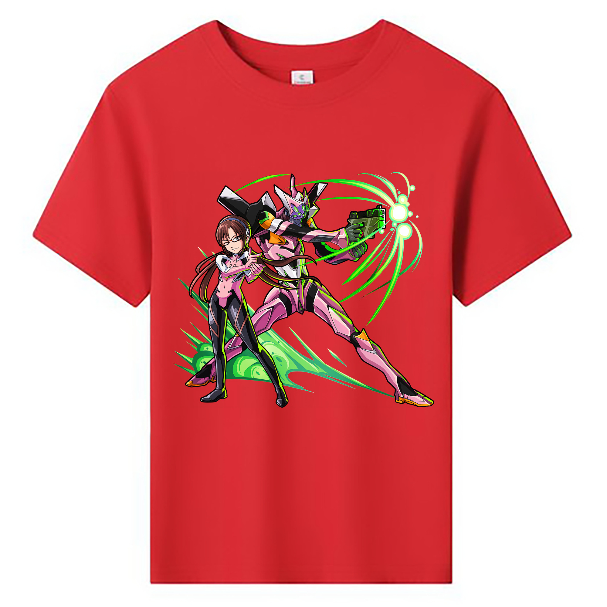 （画像用） EVA 新世紀エヴァンゲリオン 綿100％キッズTシャツ（フロントプリント）