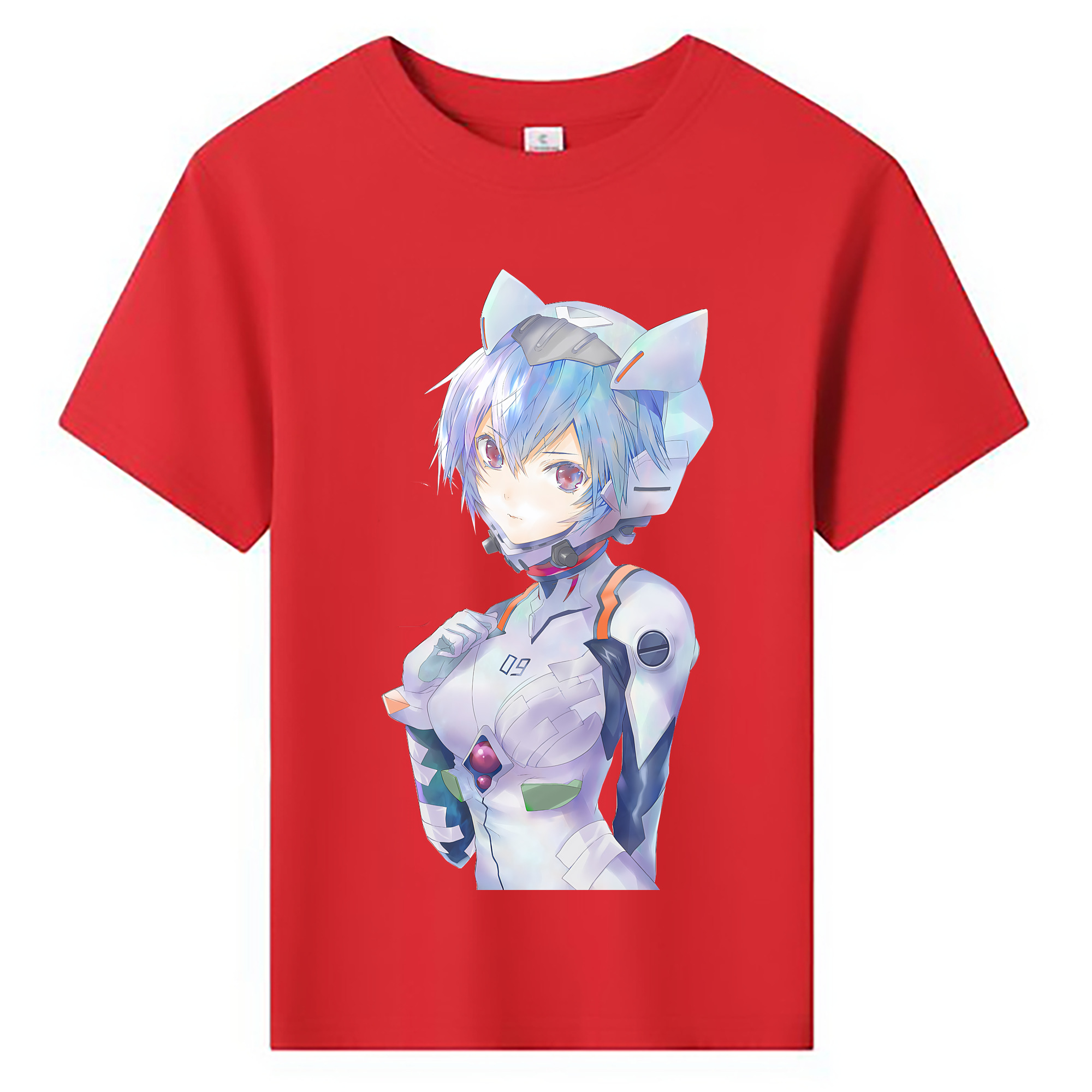 （画像用） EVA 新世紀エヴァンゲリオン 綿100％キッズTシャツ（フロントプリント）