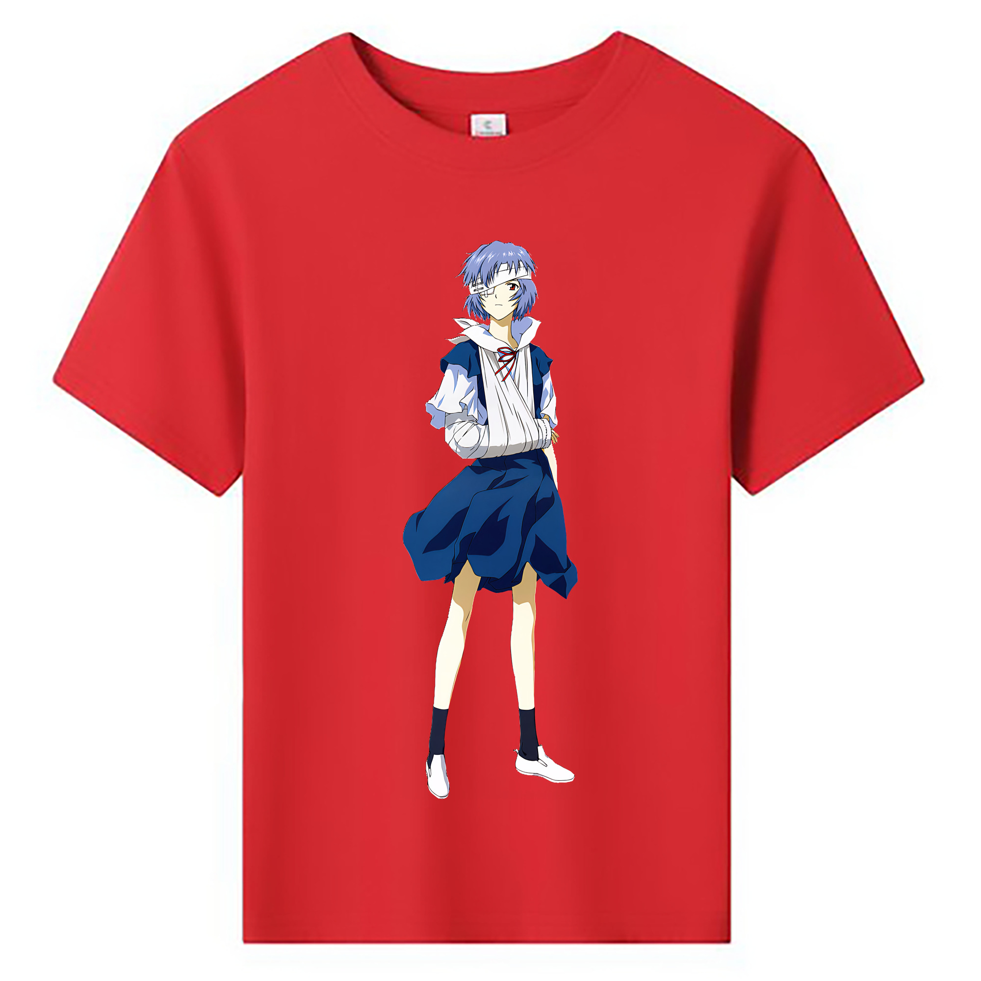 （画像用） EVA 新世紀エヴァンゲリオン 綿100％キッズTシャツ（フロントプリント）