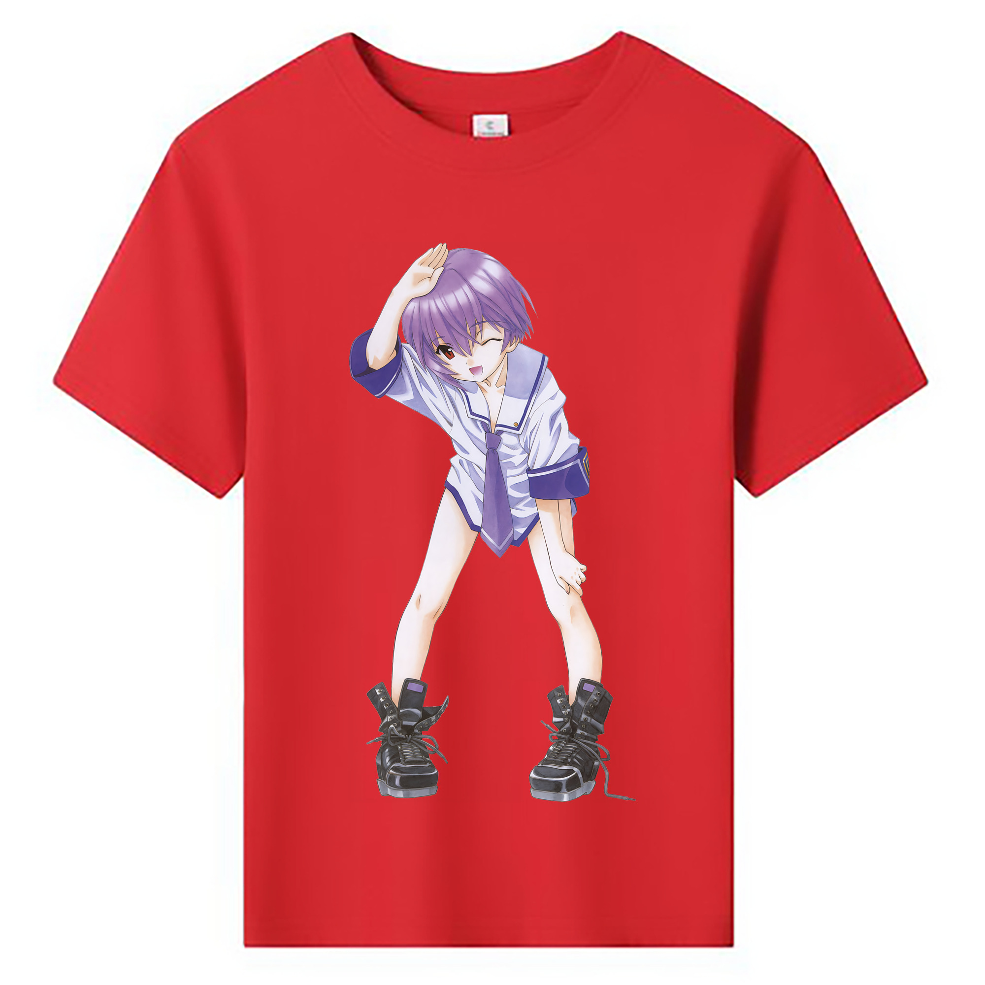 （画像用） EVA 新世紀エヴァンゲリオン 綿100％キッズTシャツ（フロントプリント）