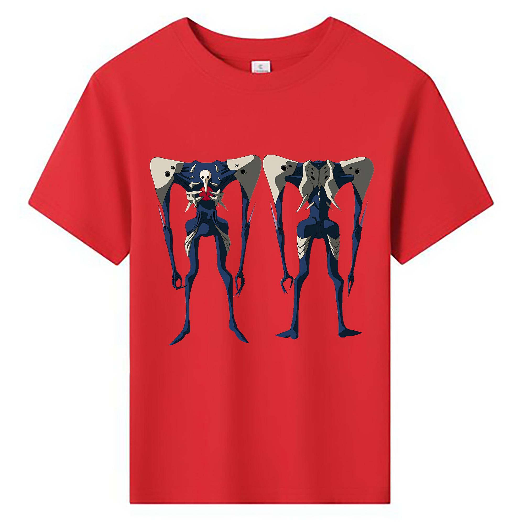 （画像用） EVA 新世紀エヴァンゲリオン 綿100％キッズTシャツ（フロントプリント）