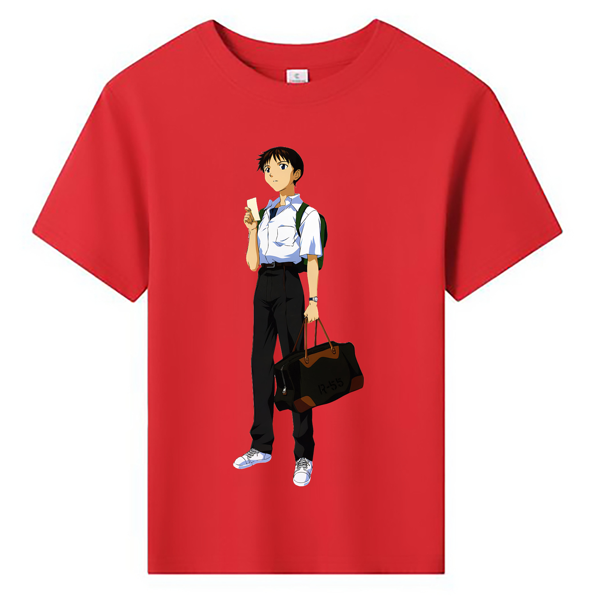 （画像用） EVA 新世紀エヴァンゲリオン 綿100％キッズTシャツ（フロントプリント）