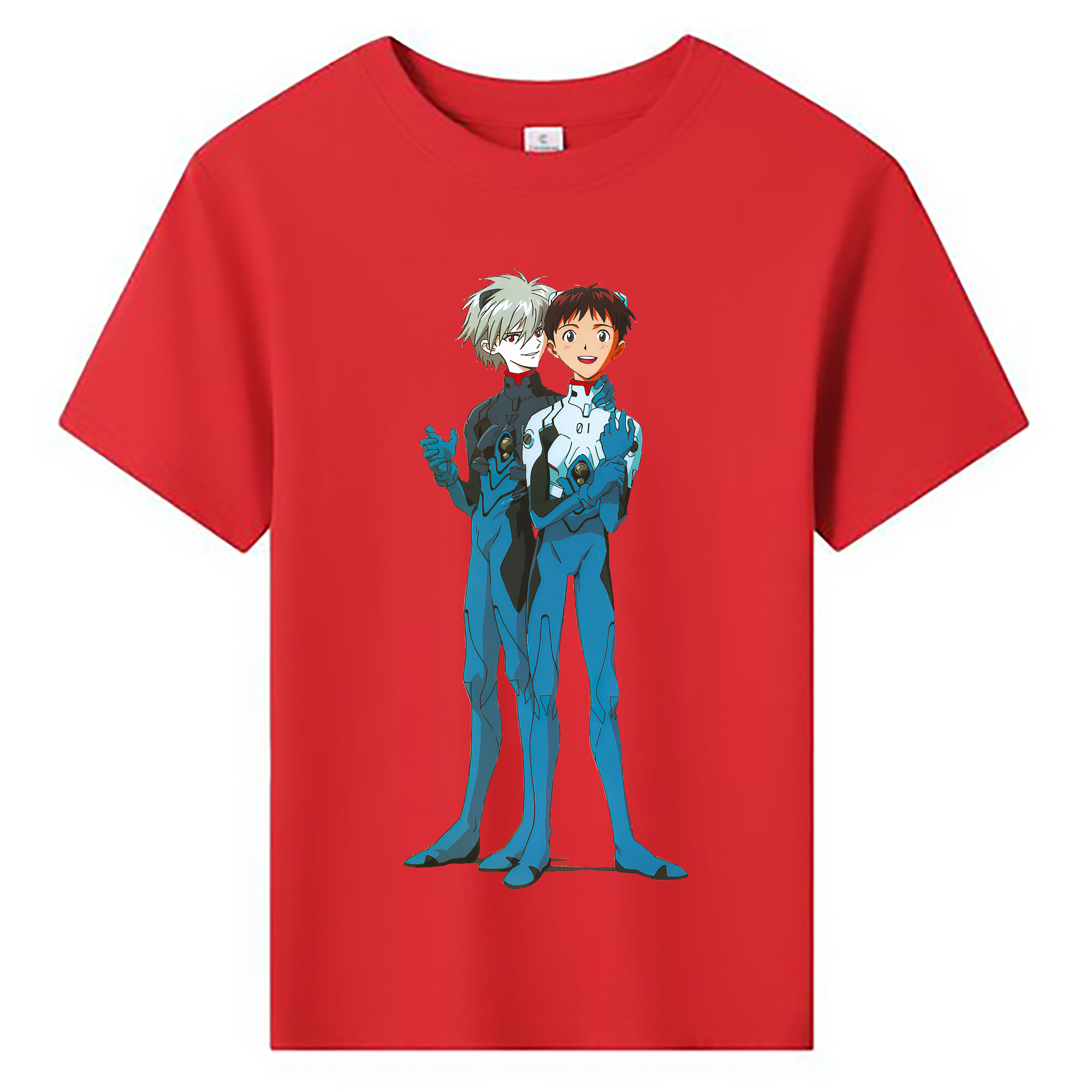 （画像用） EVA 新世紀エヴァンゲリオン 綿100％キッズTシャツ（フロントプリント）