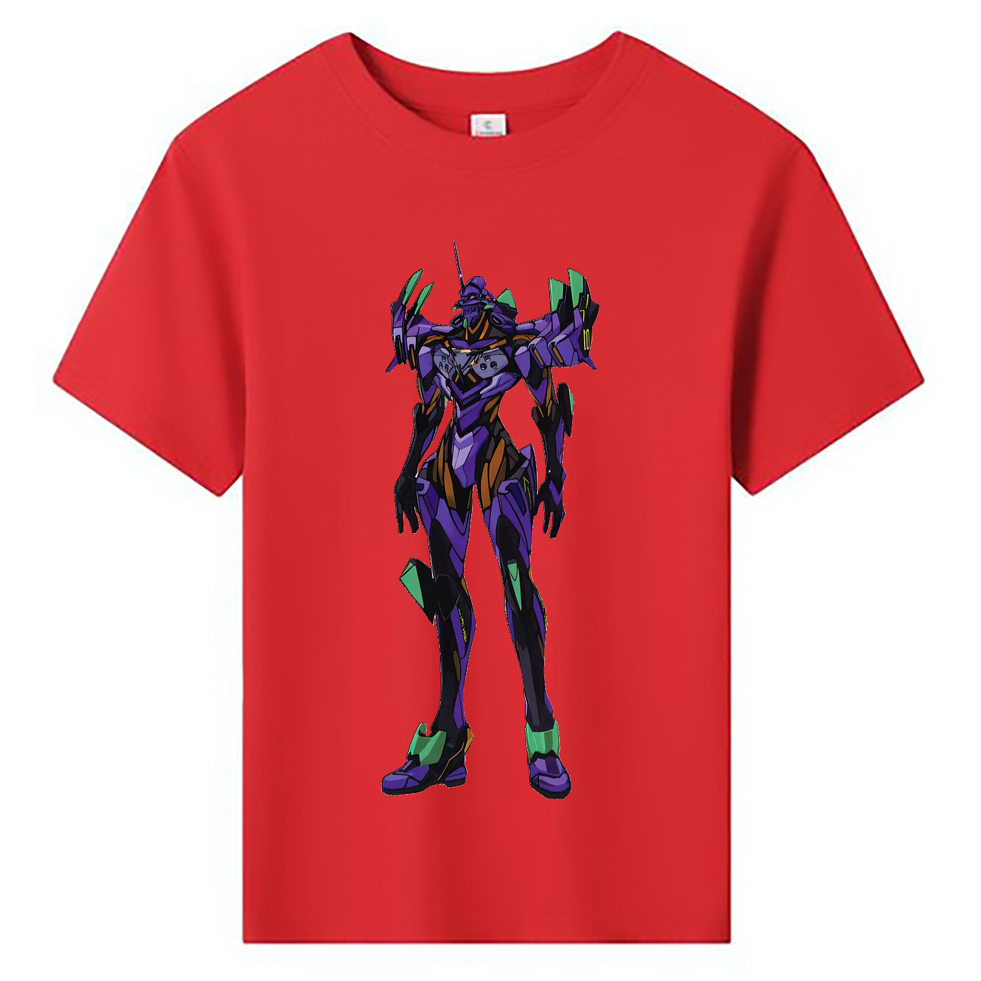 （画像用） EVA 新世紀エヴァンゲリオン 綿100％キッズTシャツ（フロントプリント）
