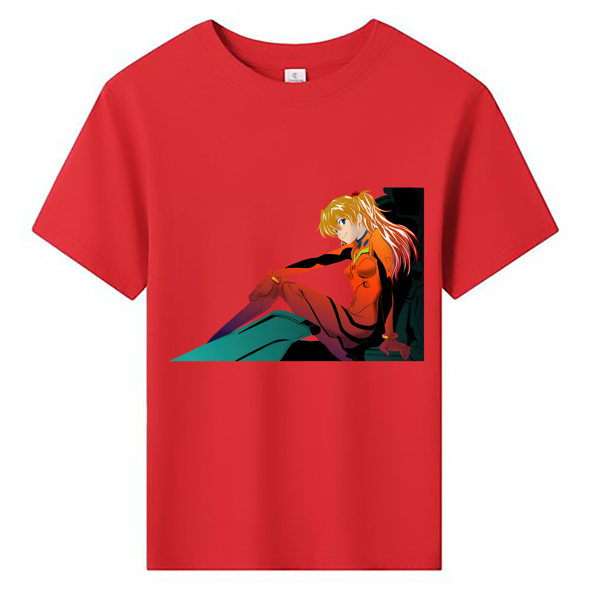 （画像用） EVA 新世紀エヴァンゲリオン 綿100％キッズTシャツ（フロントプリント）